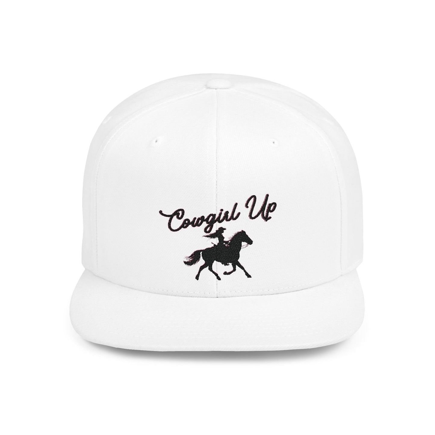 COWGIRL UP Flat Bill Snapback