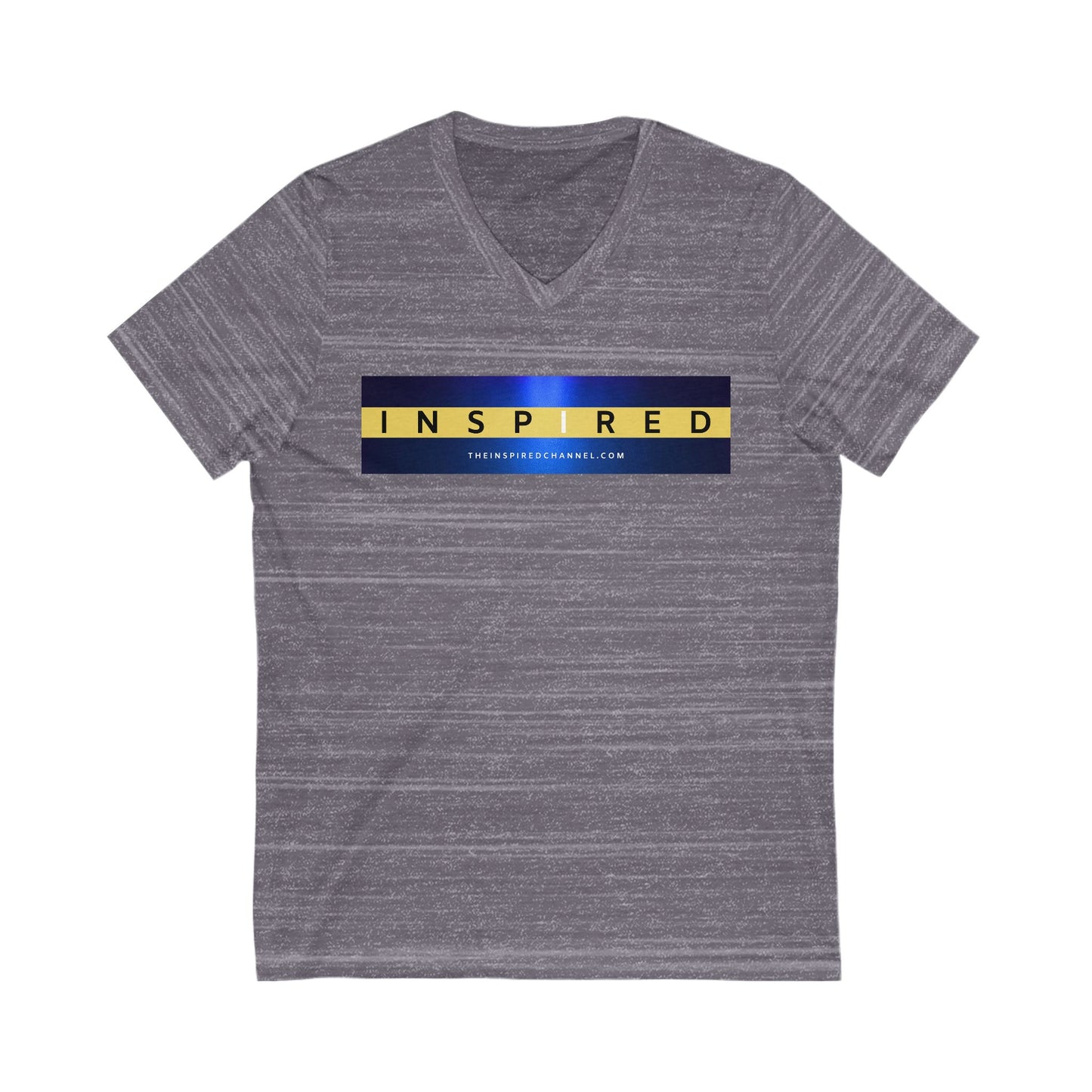 INSPIRED Original UNISEX Jersey Short Sleeve V-Neck Tee