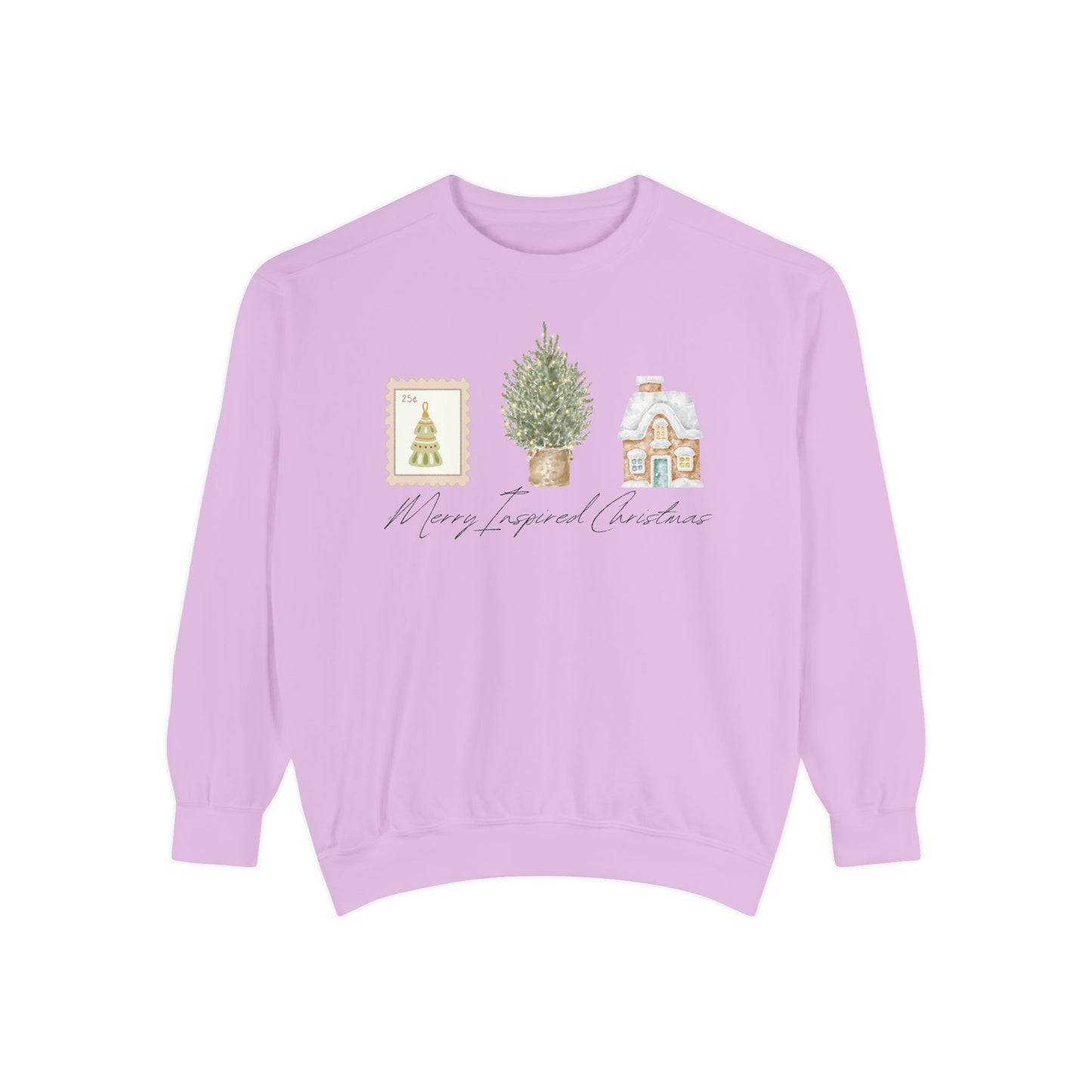 INSPIRED SPECIAL CHRISTMAS EDITION PC UNISEX Garment-Dyed Sweatshirt