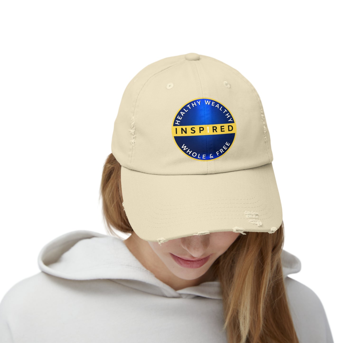 INSPIRED HWWF Unisex Distressed Cap