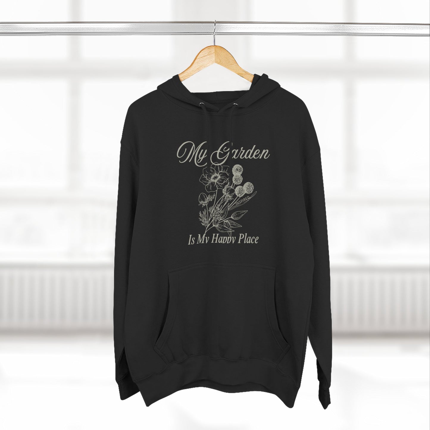 INSPIRED GARDEN M Fleece Hoodie UNISEX