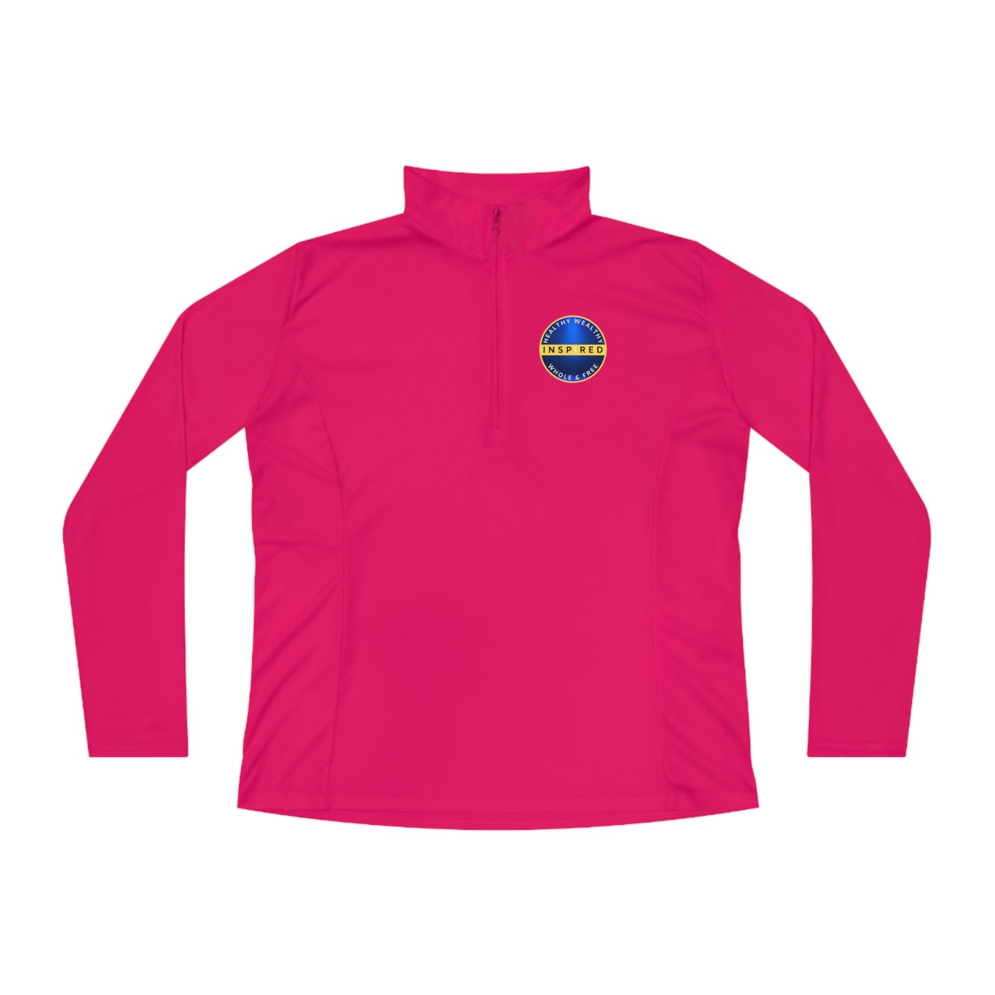 INSPIRED HWWF Ladies Quarter-Zip Pullover