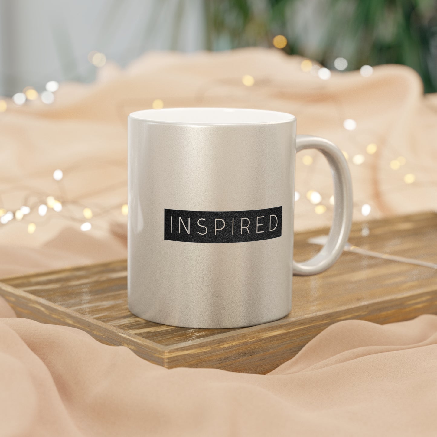 INSPIRED Metallic Mug (Silver\Gold)