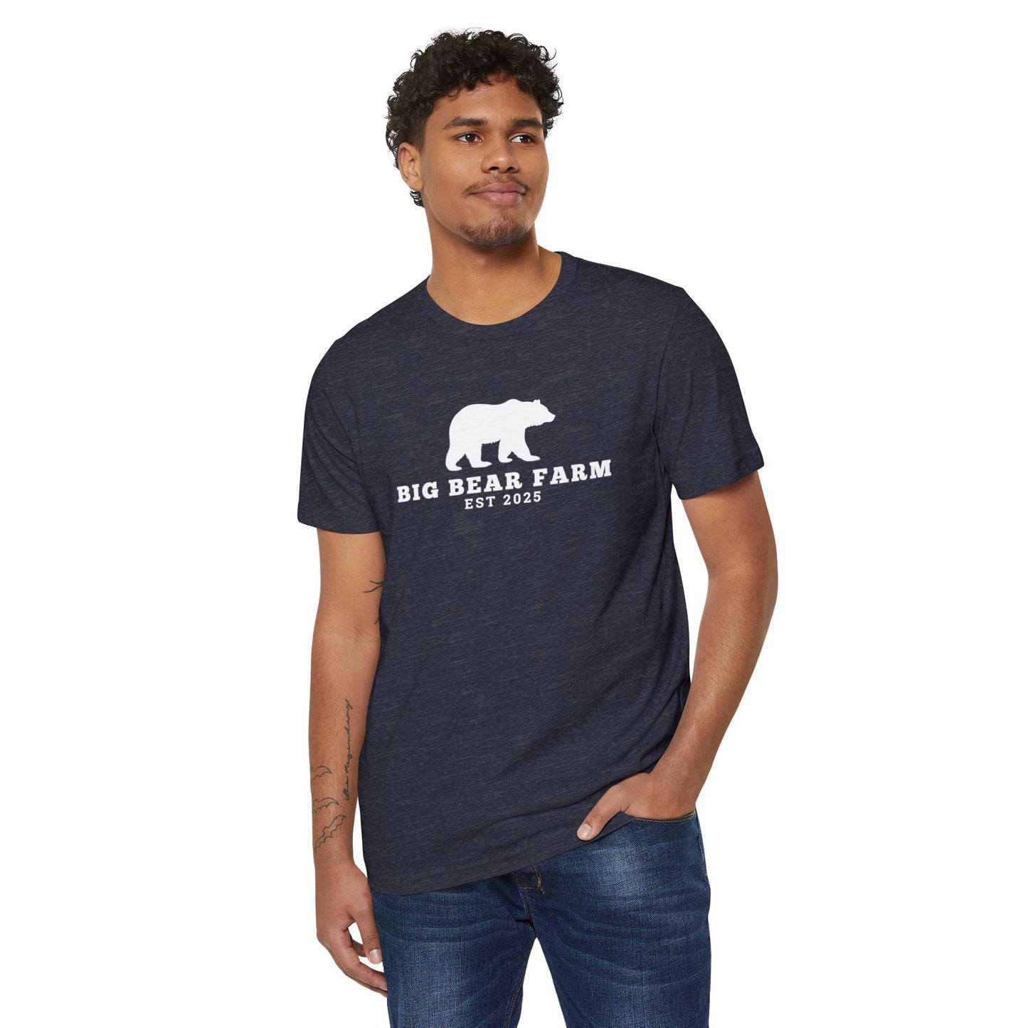 BIG BEAR FARM W M UNISEX Recycled ORGANIC T-Shirt