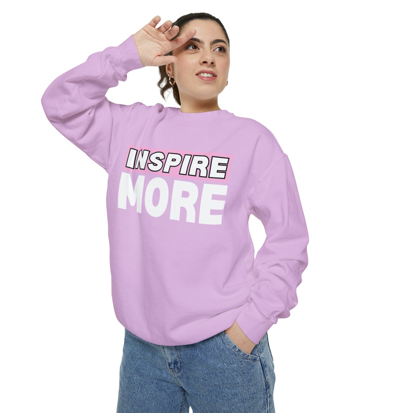 INSPIRED INSPIRE MORE Unisex Dyed Sweatshirt
