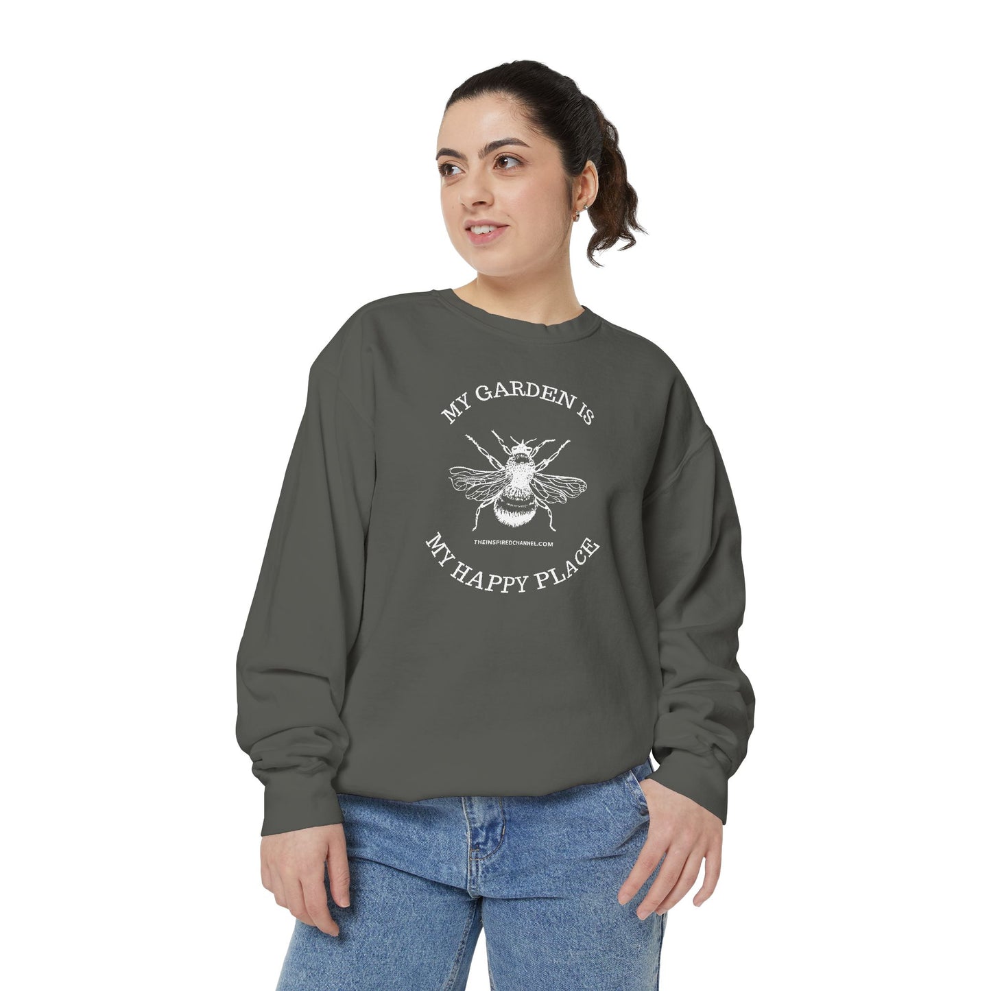 INSPIRED GARDEN Unisex Dyed Sweatshirt