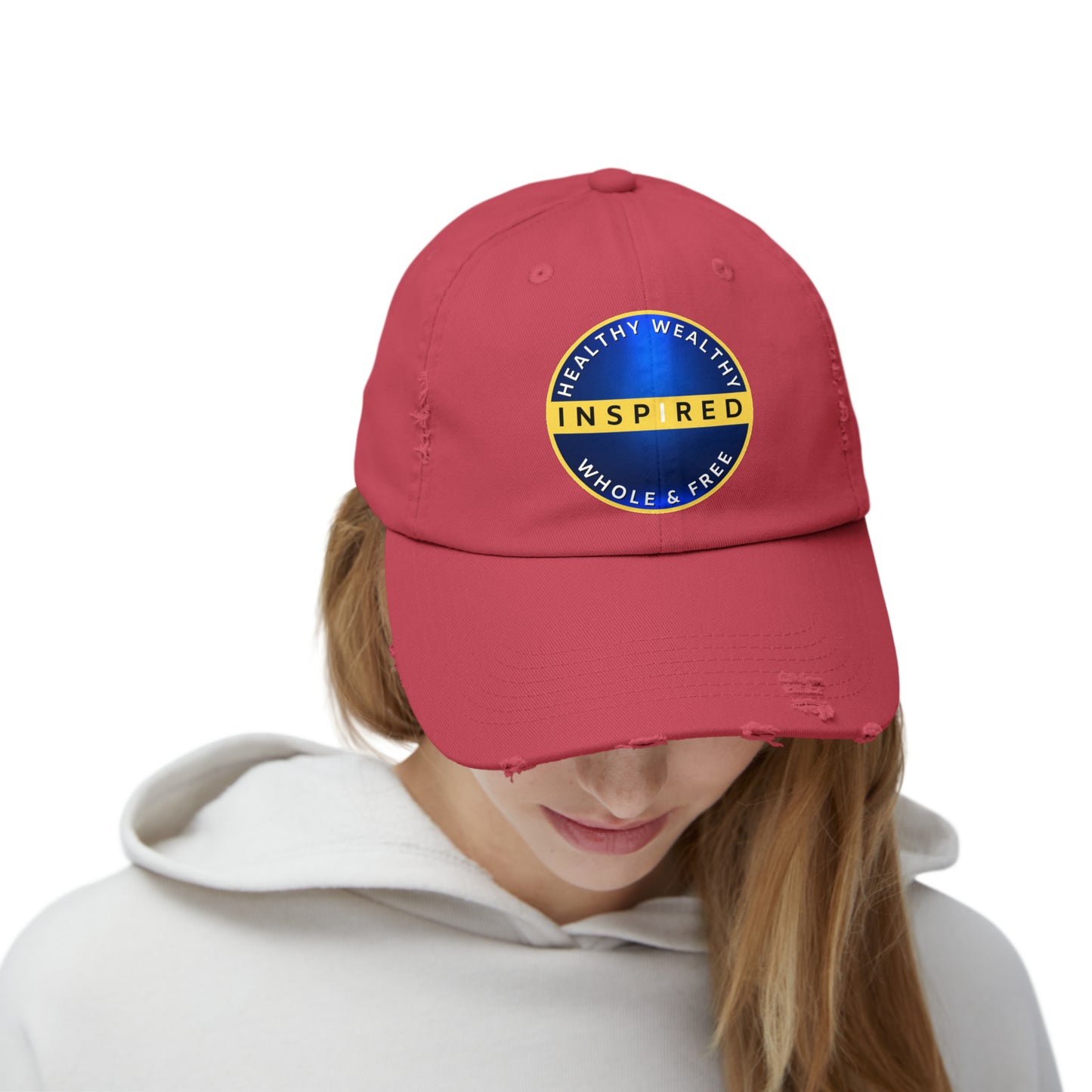 INSPIRED HWWF Unisex Distressed Cap
