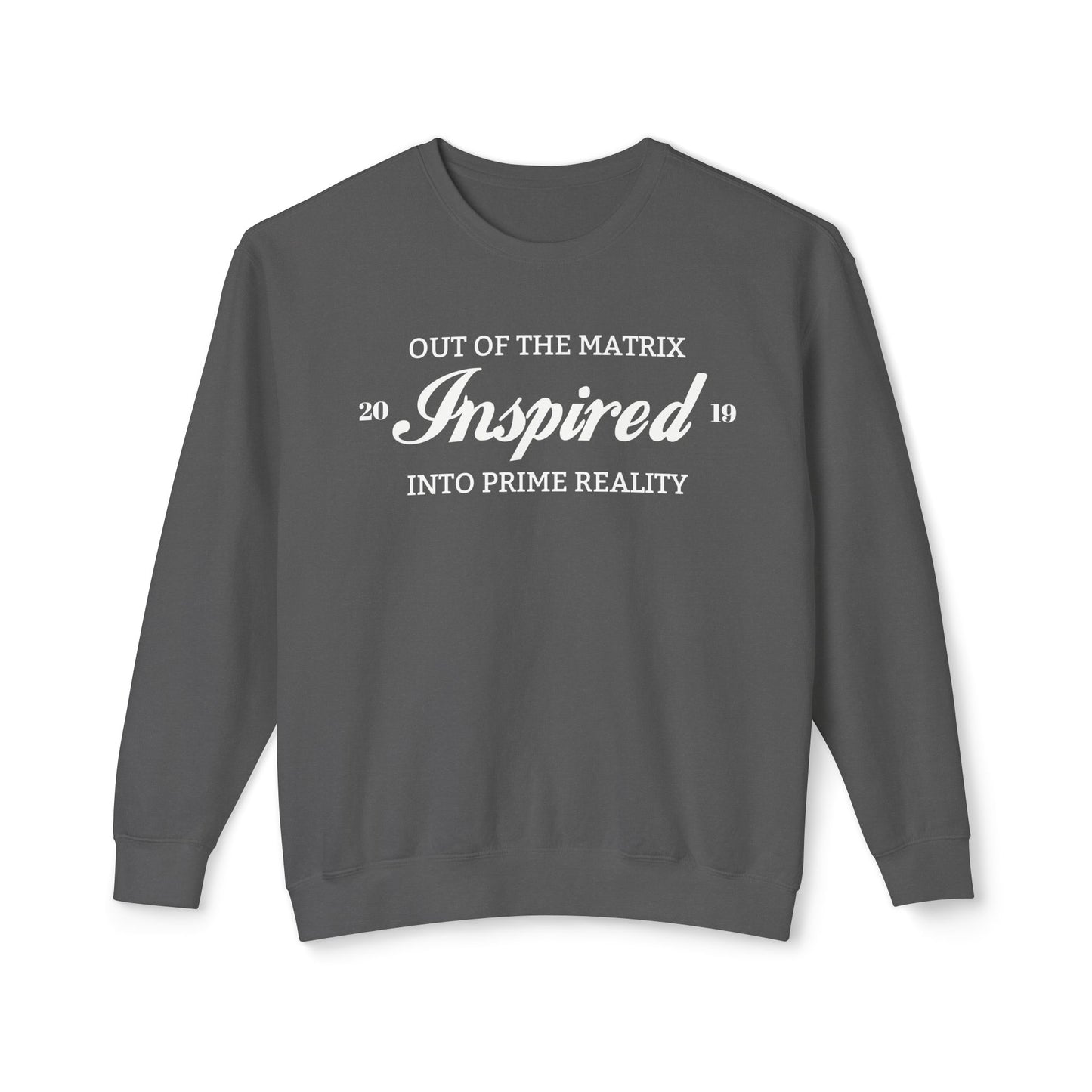 INSPIRED PRIME REALITY Unisex Lightweight Crewneck Sweatshirt W