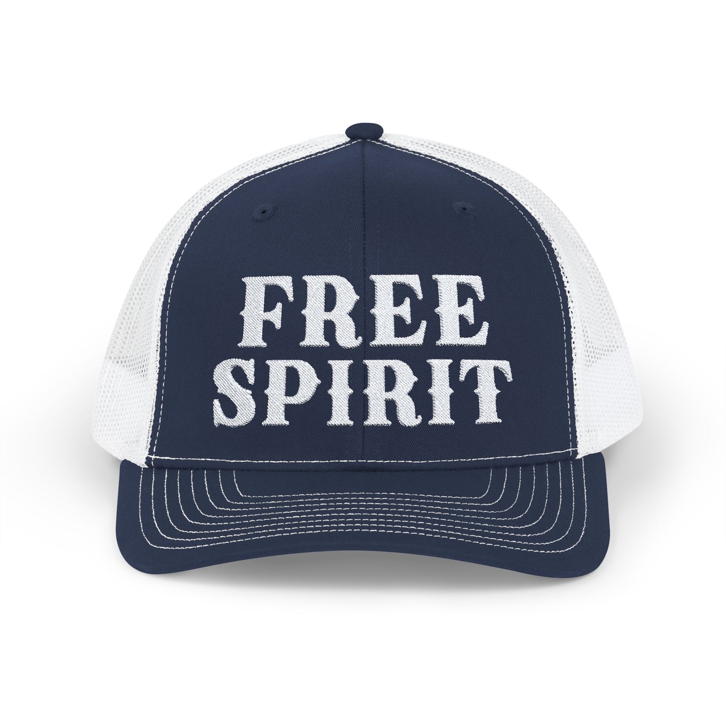 FREE SPIRIT W Embroidered Snapback Trucker Cap