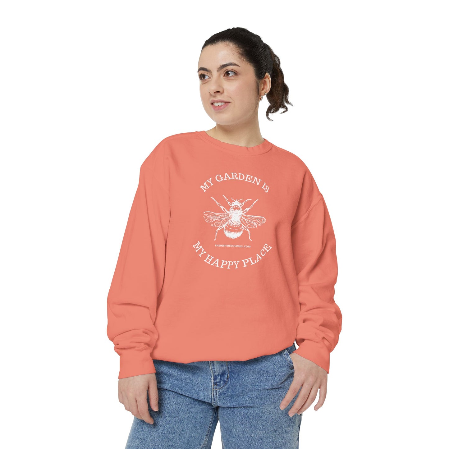 INSPIRED GARDEN Unisex Dyed Sweatshirt