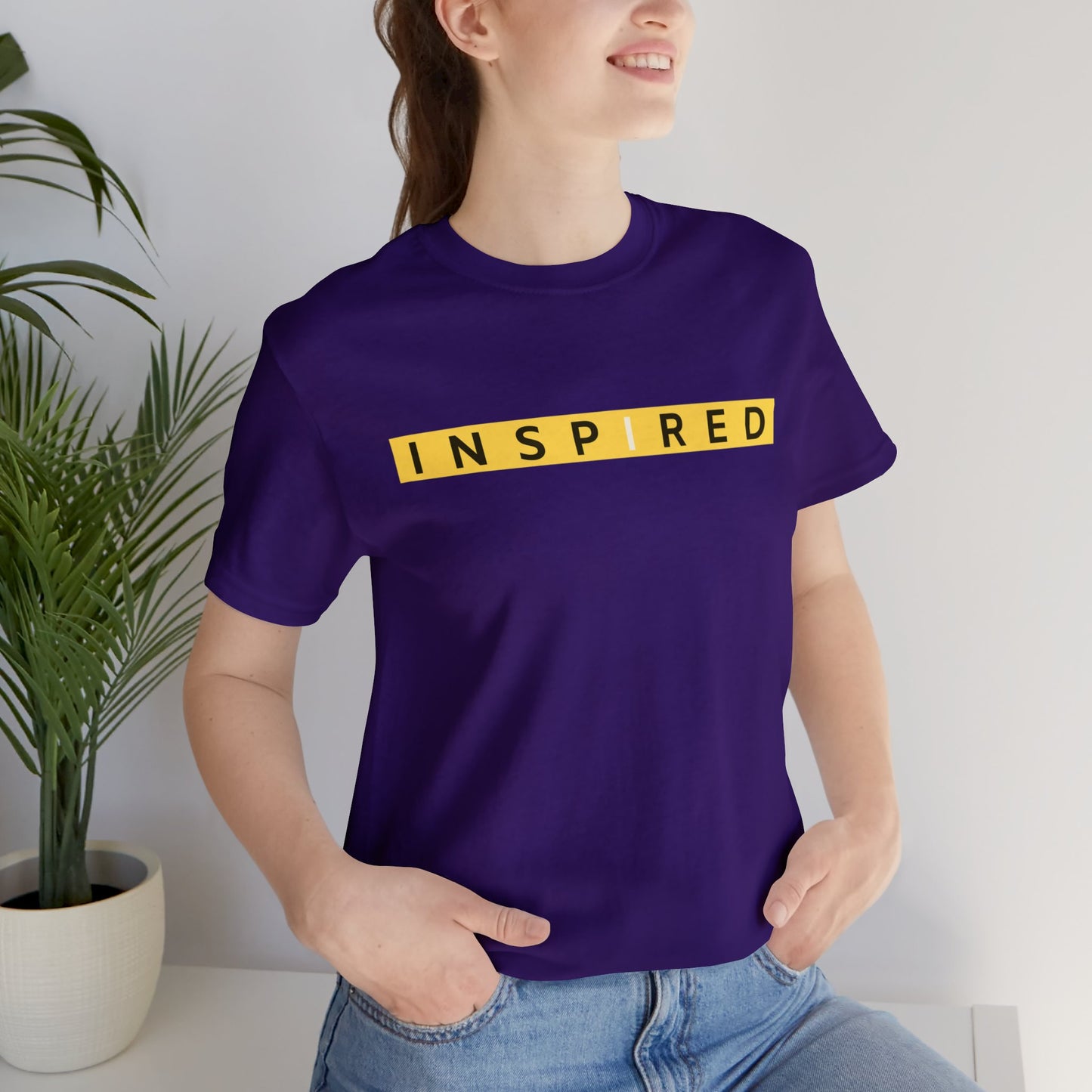 INSPIRED Women Jersey Short Sleeve Tee