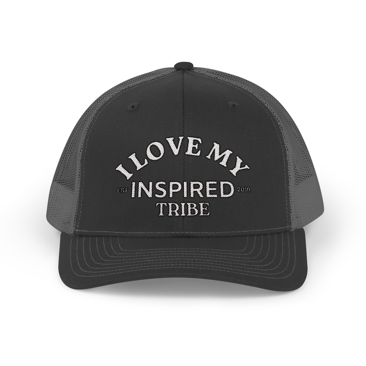 I LOVE MY INSPIRED TRIBE Embroidered Snapback Trucker Cap