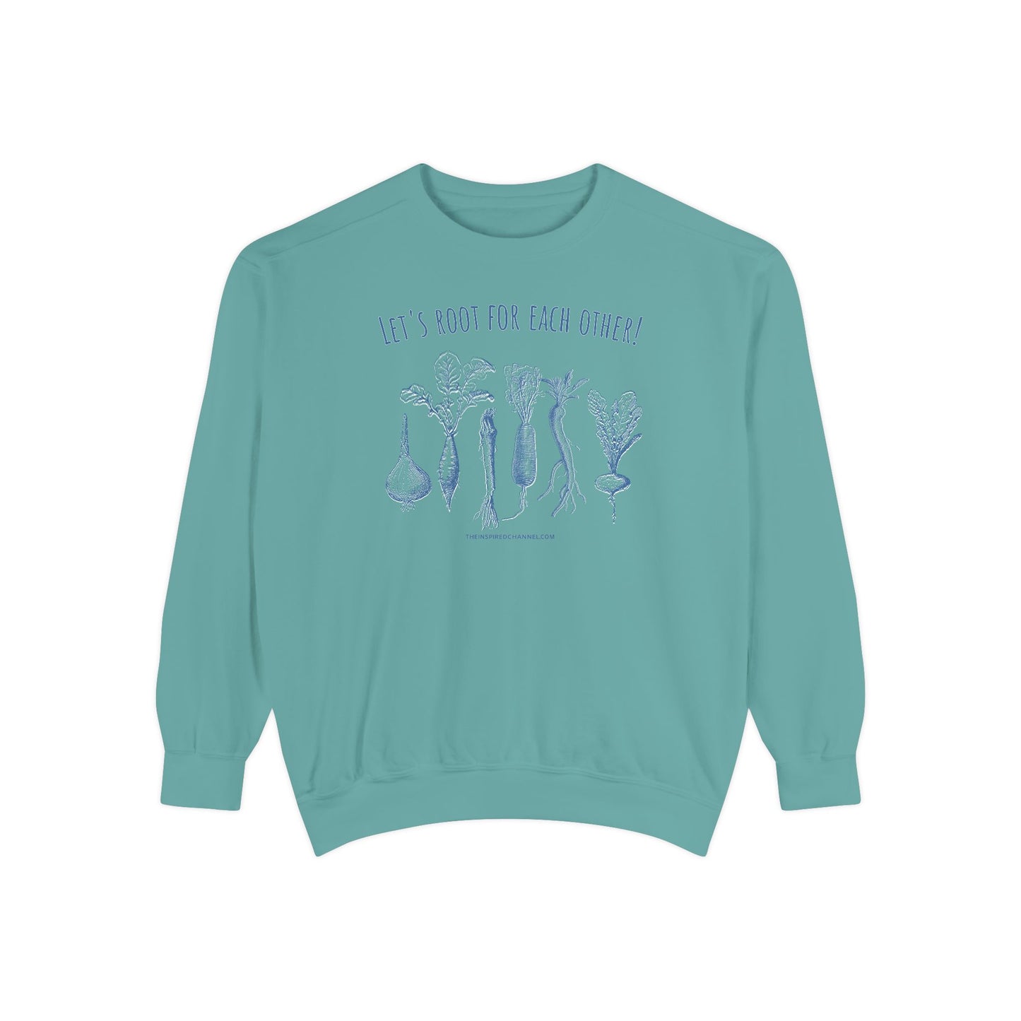 INSPIRED GARDEN L Unisex Dyed Sweatshirt