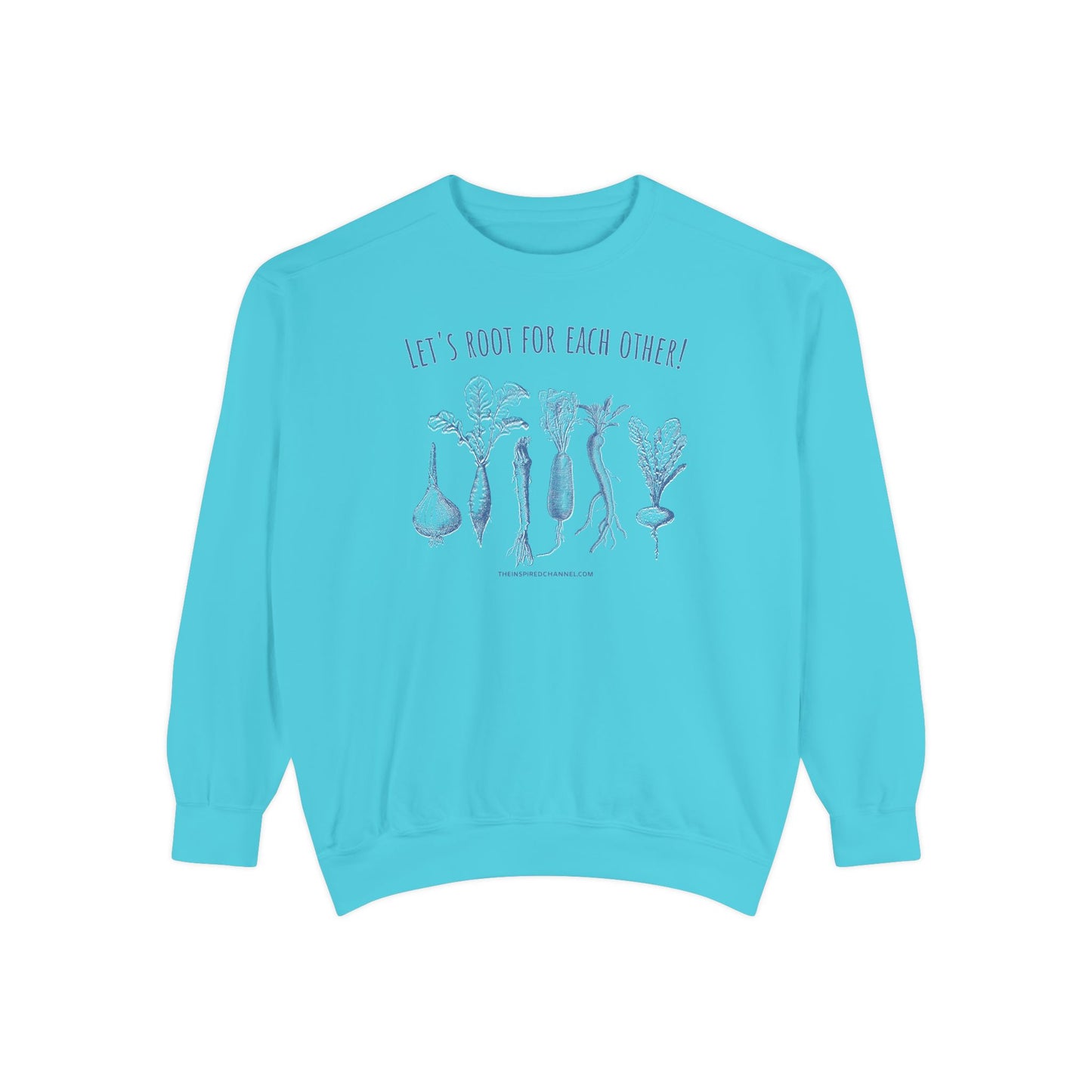 INSPIRED GARDEN L Unisex Dyed Sweatshirt