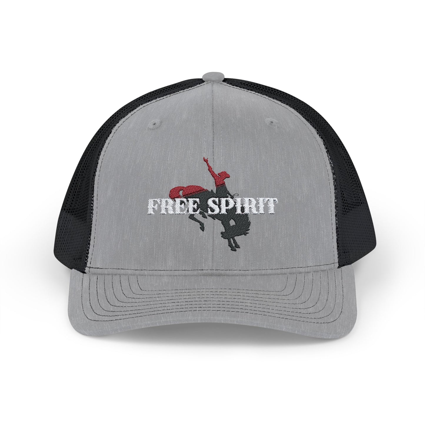 FREE SPIRIT  Embroidered Snapback Trucker Cap
