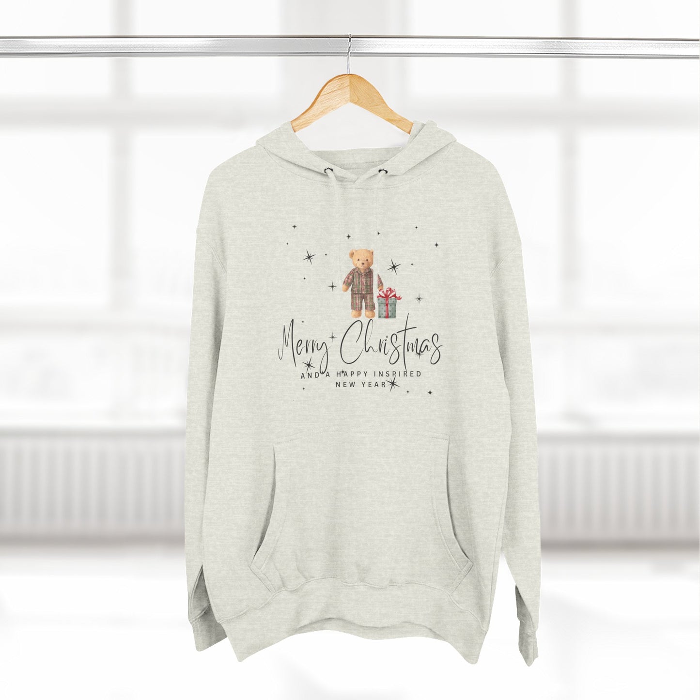 INSPIRED SPECIAL CHRISTMAS Edition Bear Hoodie UNISEX