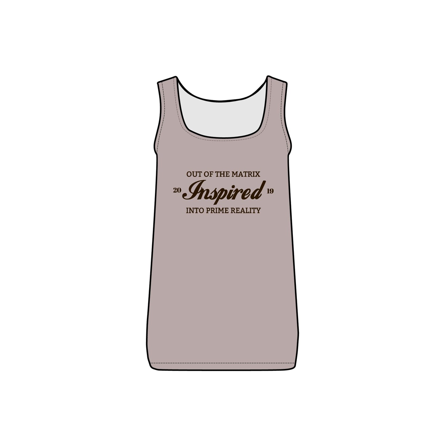 INSPIRED PRIME REALITY  Women's Micro Ribbed Tank