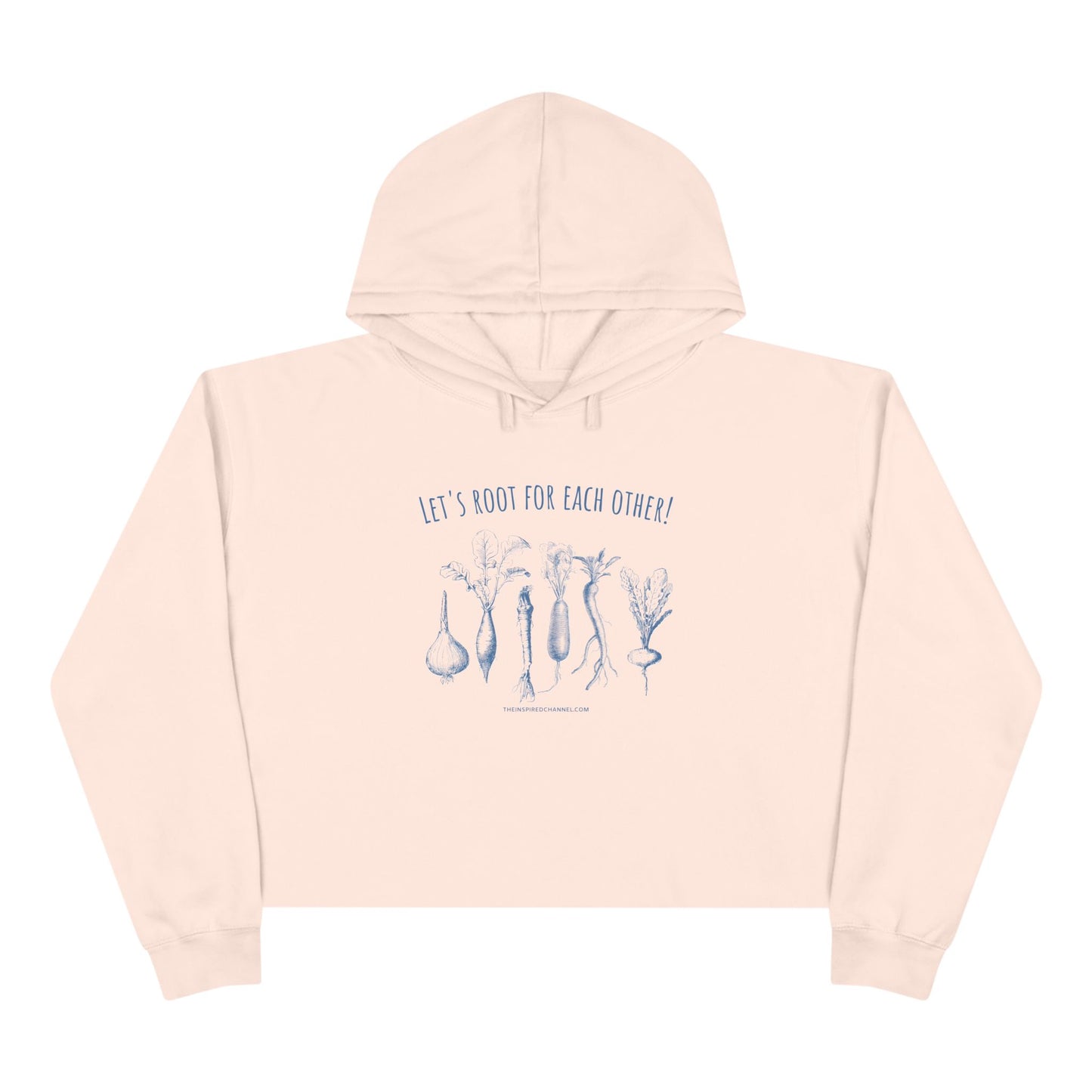 INSPIRED GARDEN L Crop Hoodie