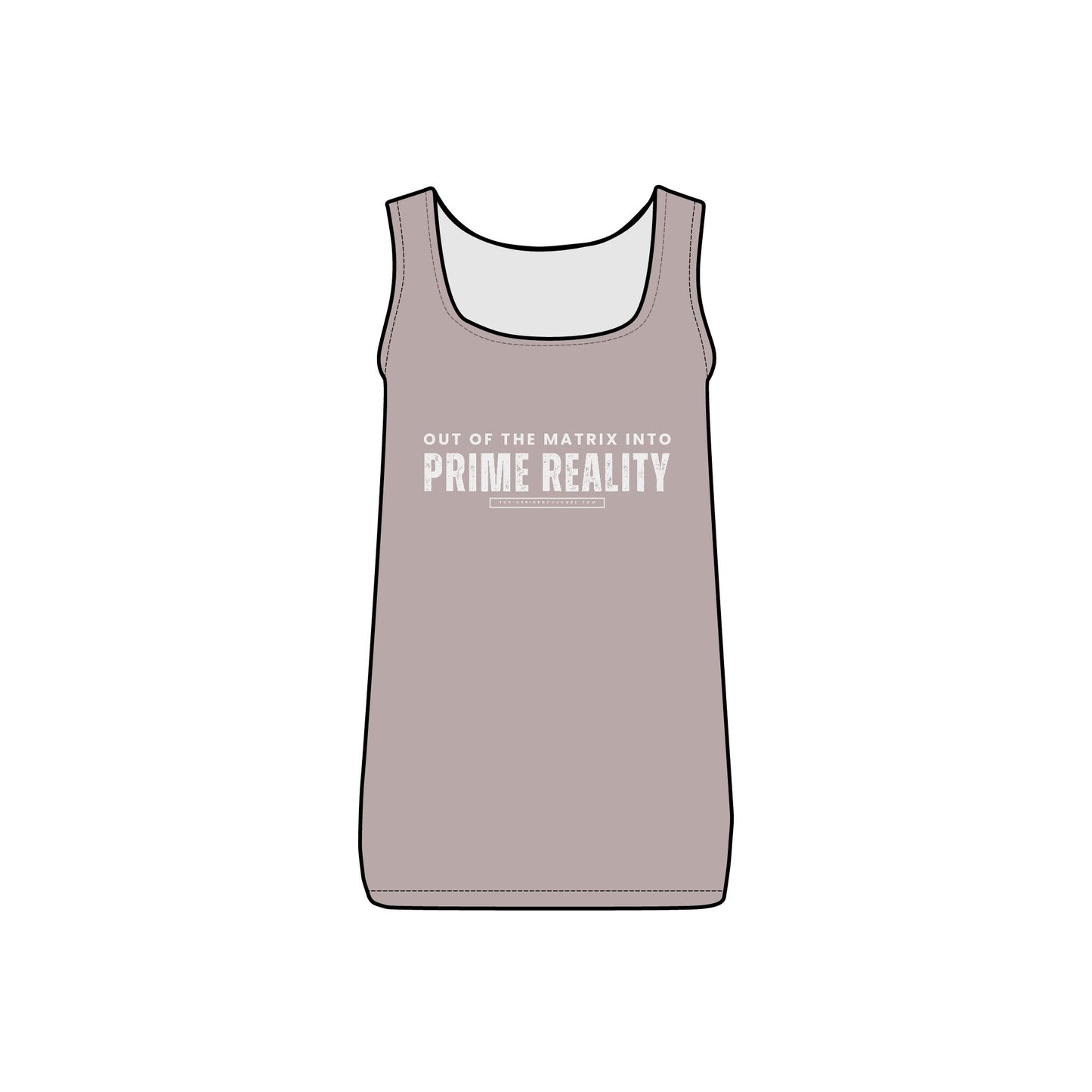 PRIME REALITY Women's Micro Ribbed Tank