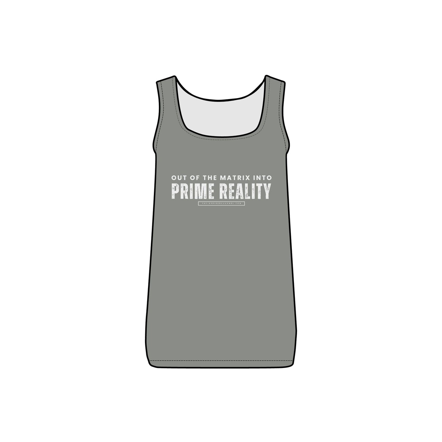 PRIME REALITY Women's Micro Ribbed Tank
