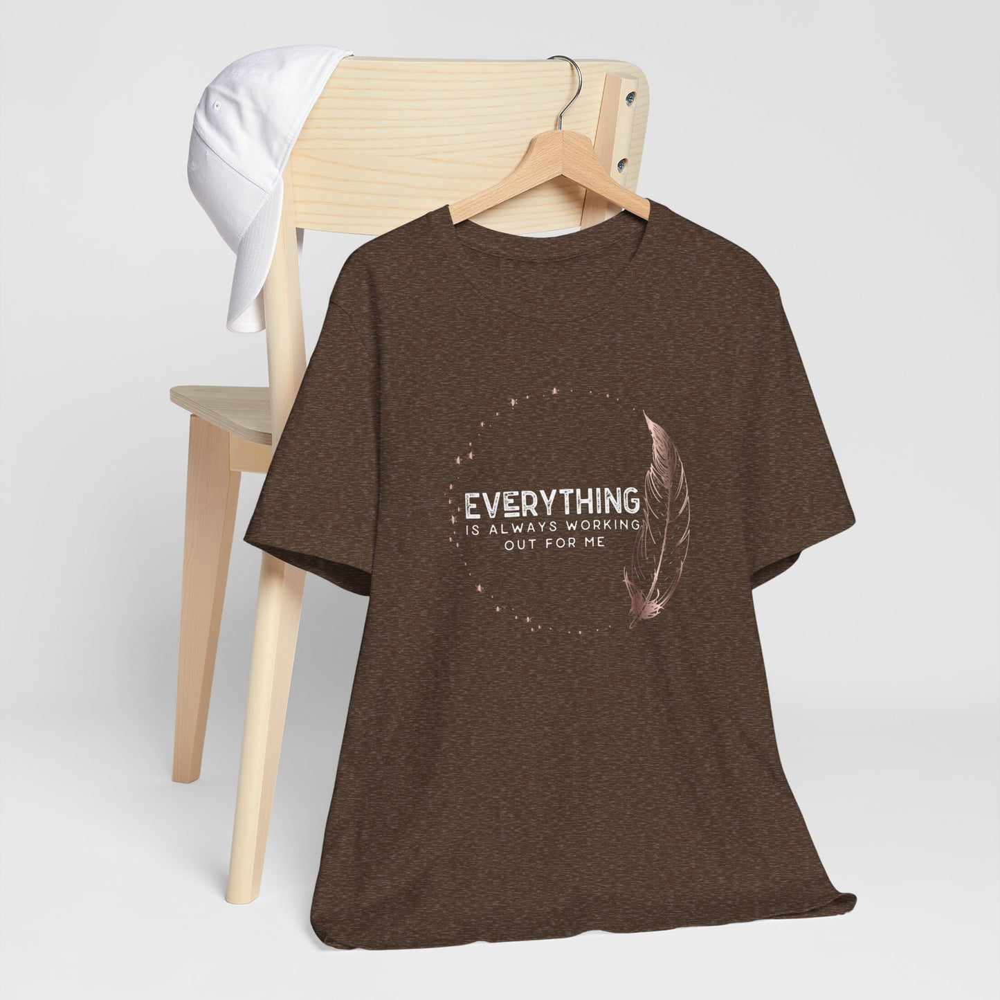 INSPIRED Everything is always ... Jersey Short Sleeve Tee