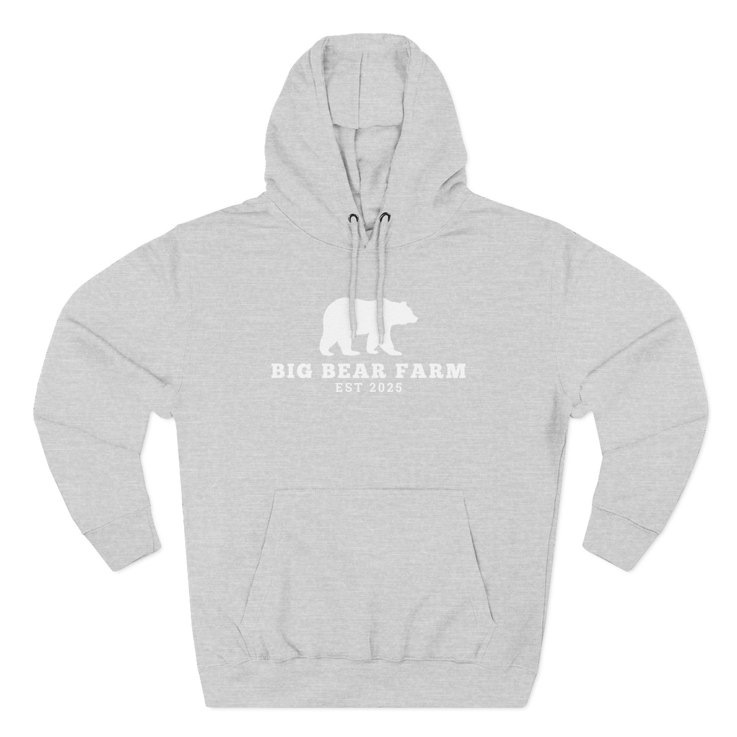 Fleece Hoodie - Big Bear Farm Love Land Design
