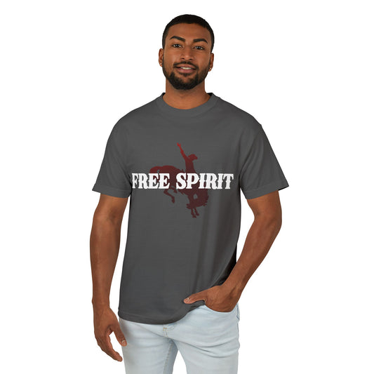 FREE SPIRIT M UNISEX Garment-Dyed Heavyweight Cotton Tee