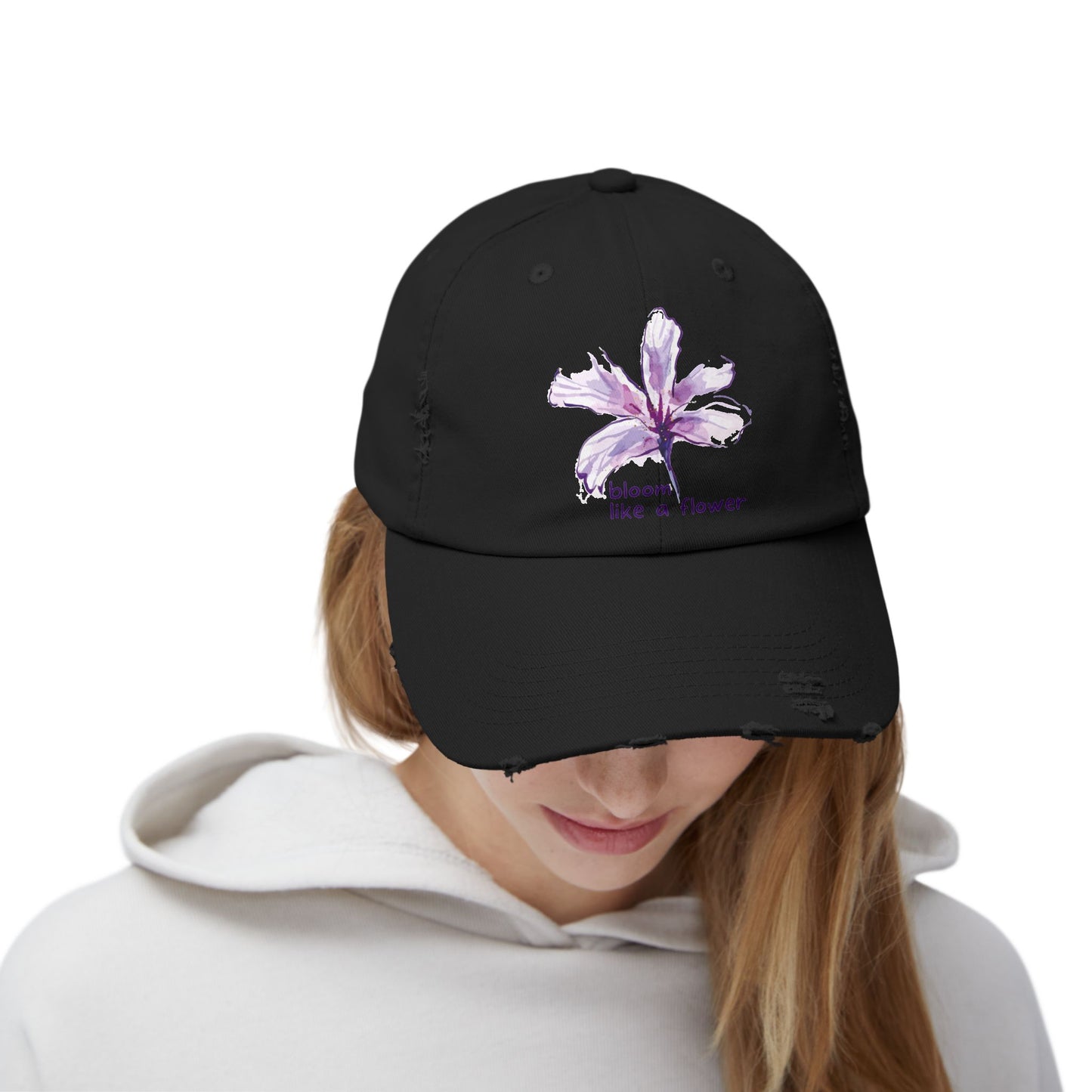 INSPIRED GARDEN Unisex Distressed Cap - Inspired Fashion Accessory
