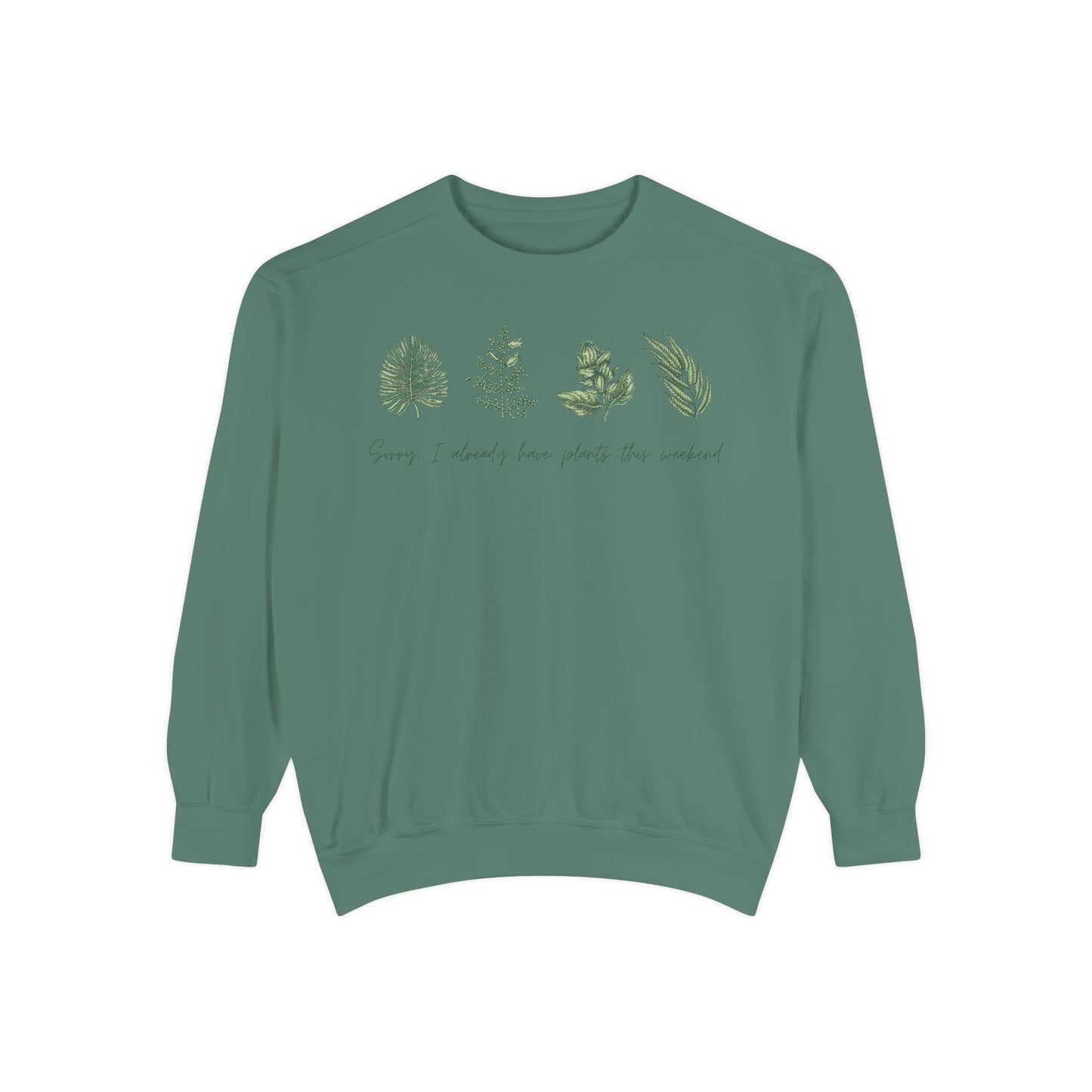 INSPIRED GARDEN P Unisex Dyed Sweatshirt