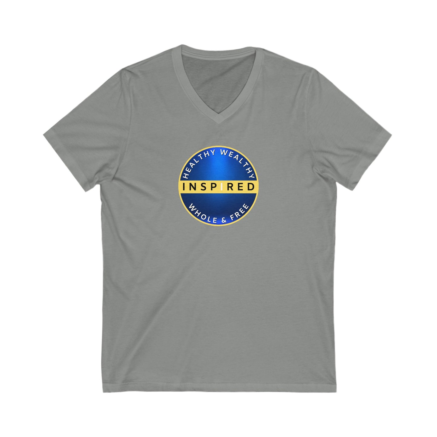 INSPIRED HWWF UNISEX Jersey Short Sleeve V-Neck Tee