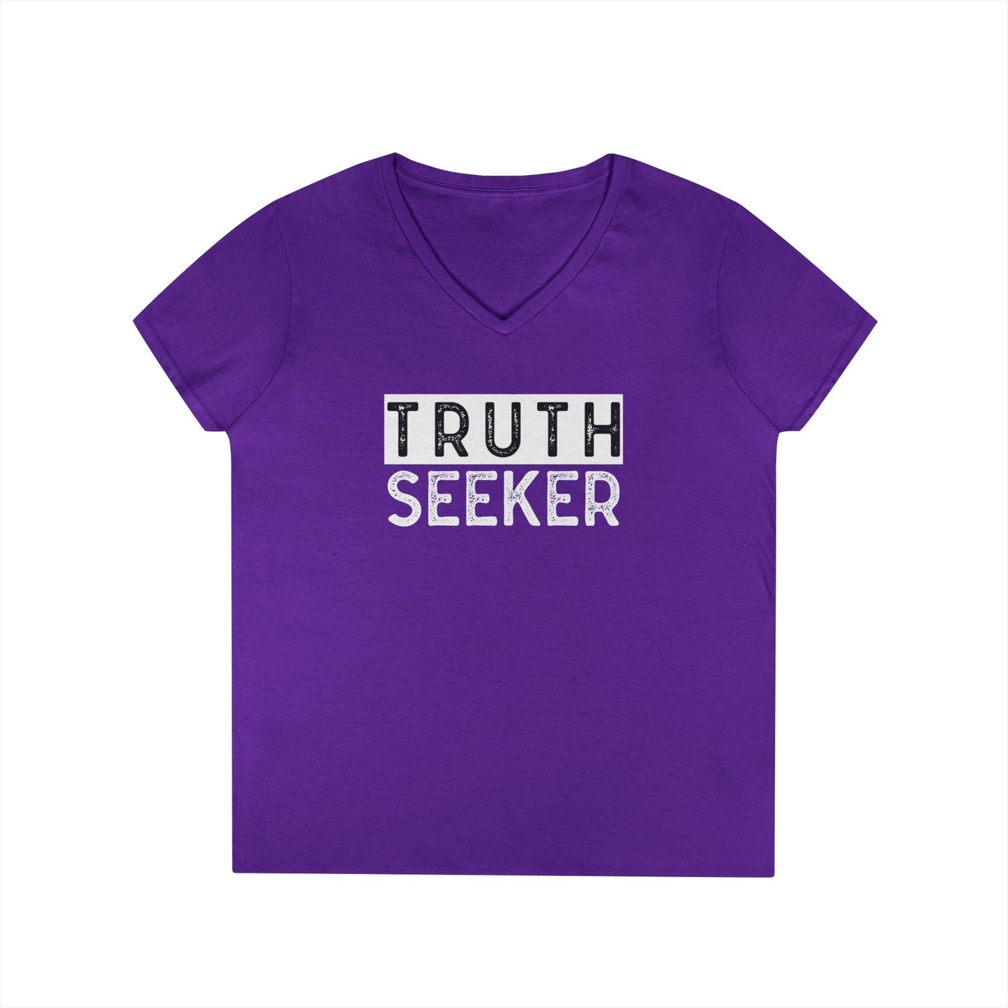INSPIRED TRUTH SEEKER Ladies' V-Neck T-Shirt