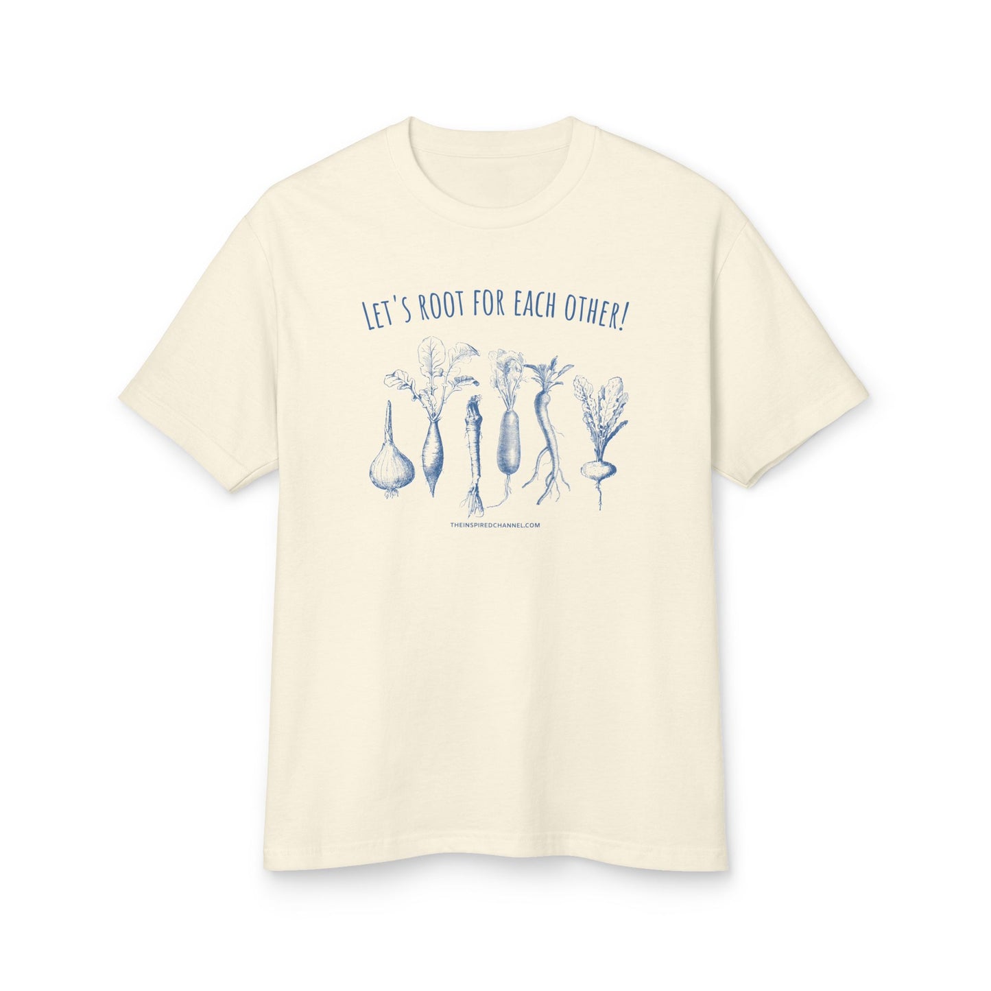 INSPIRED GARDEN UNISEX M PRIME REALITY Garment-Dyed Heavyweight Cotton Tee W