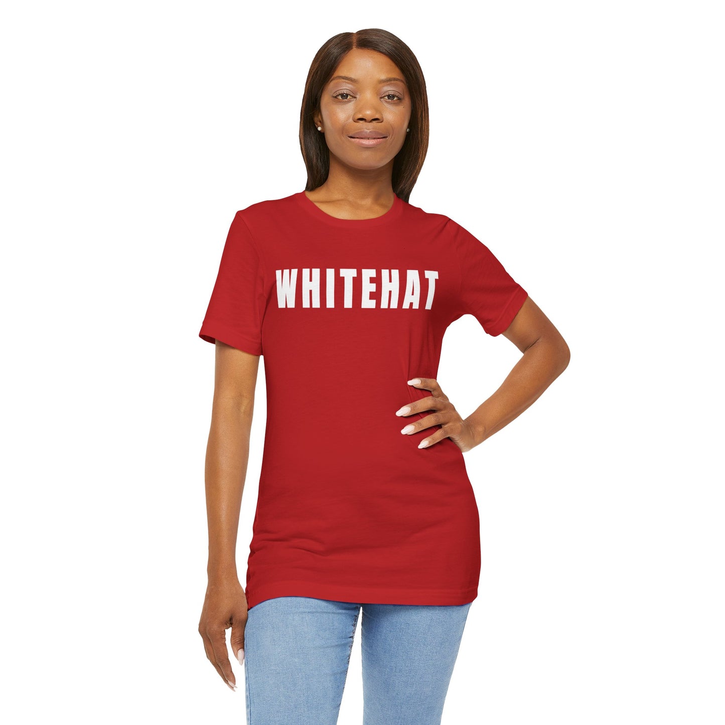 INSPIRED WHITEHAT Unisex Jersey Short Sleeve Tee