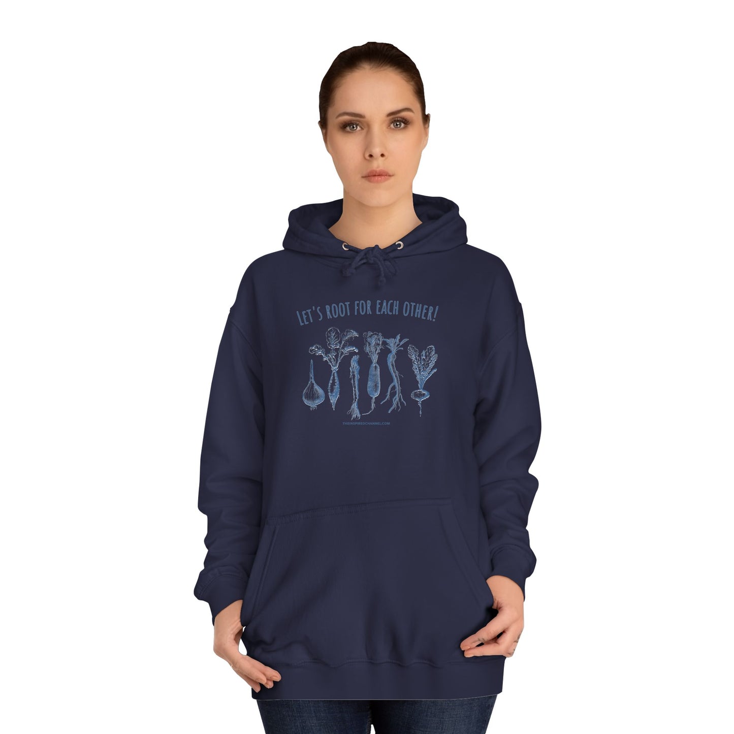 INSPIRED GARDEN L UNISEX College Hoodie