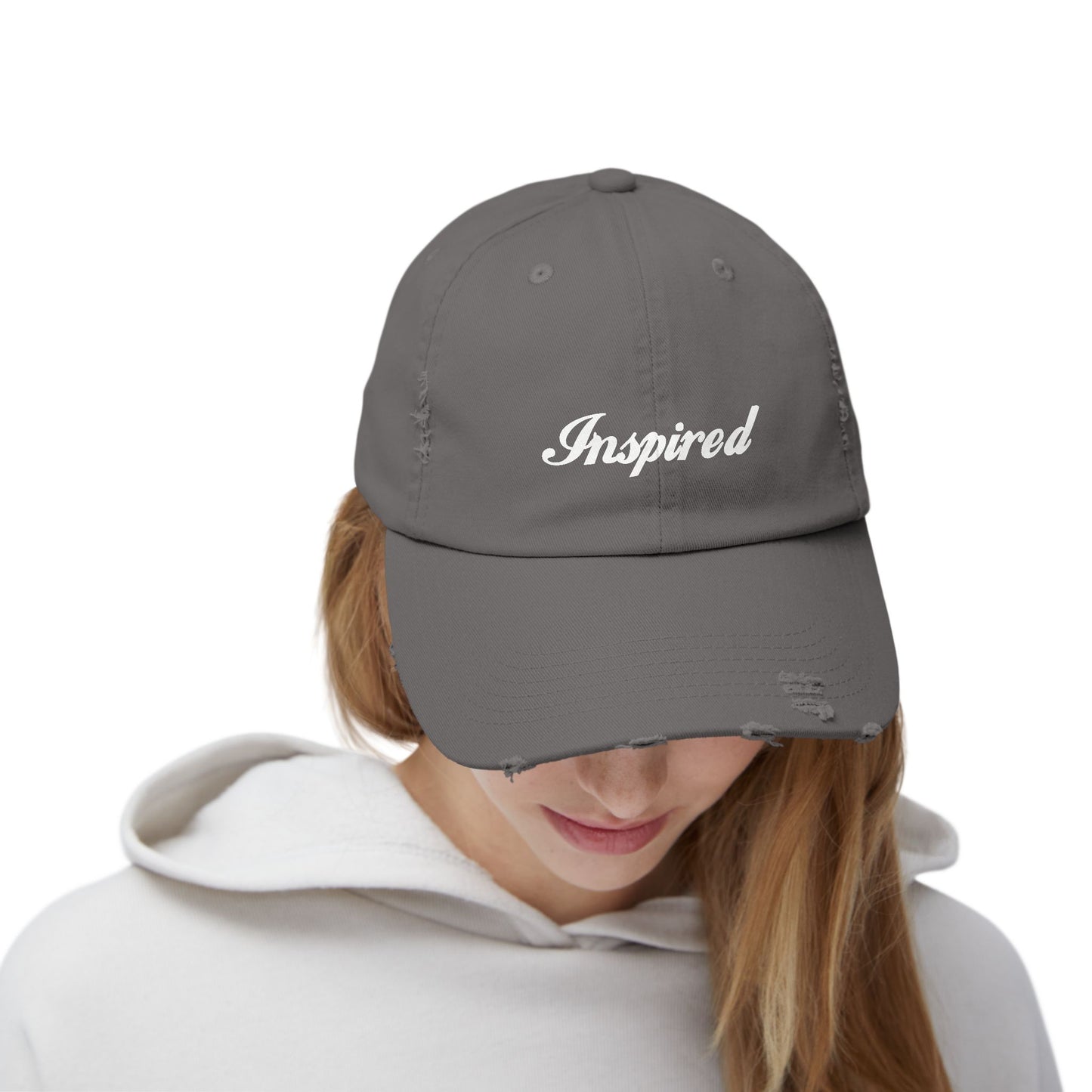 INSPIRED Unisex Distressed Cap - Inspired Fashion Accessory