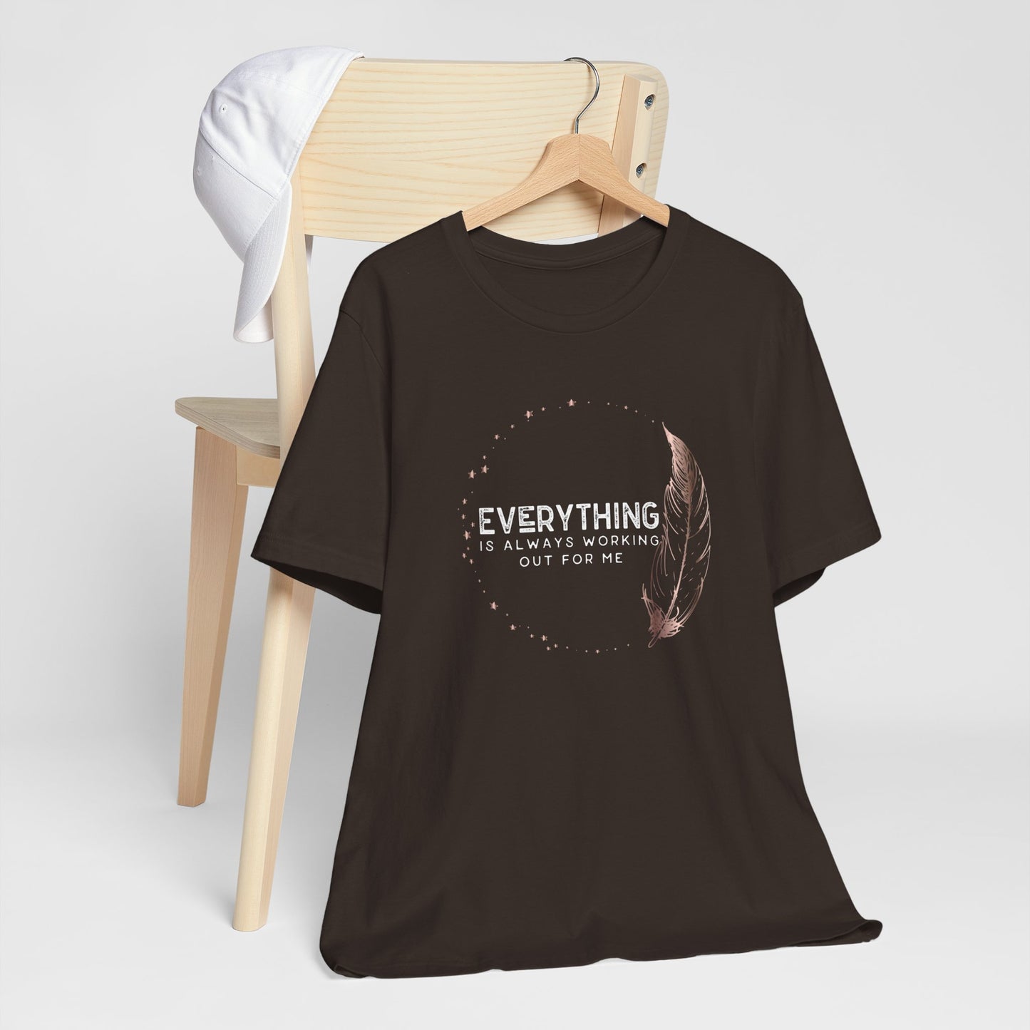 INSPIRED Everything is always ... Jersey Short Sleeve Tee