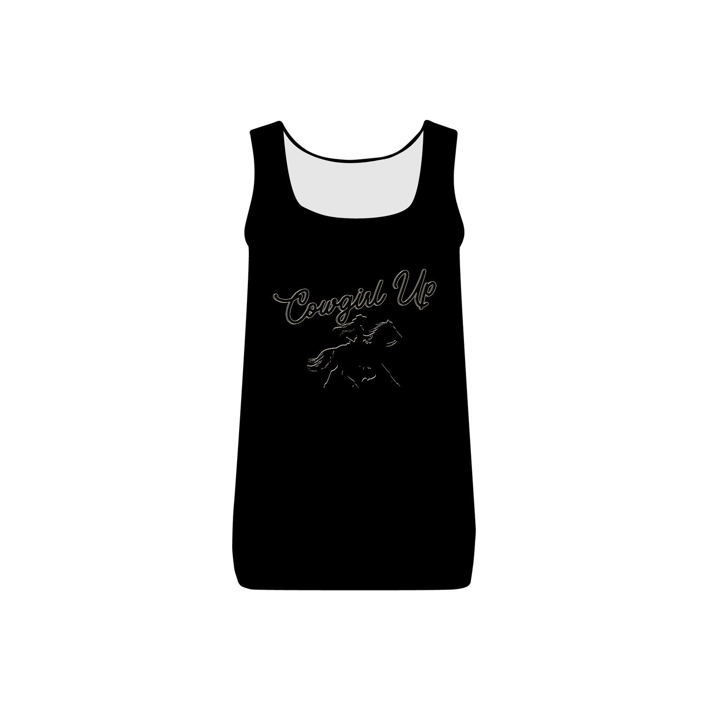 COWGIRL UP W WOMEN'S Micro Ribbed Tank
