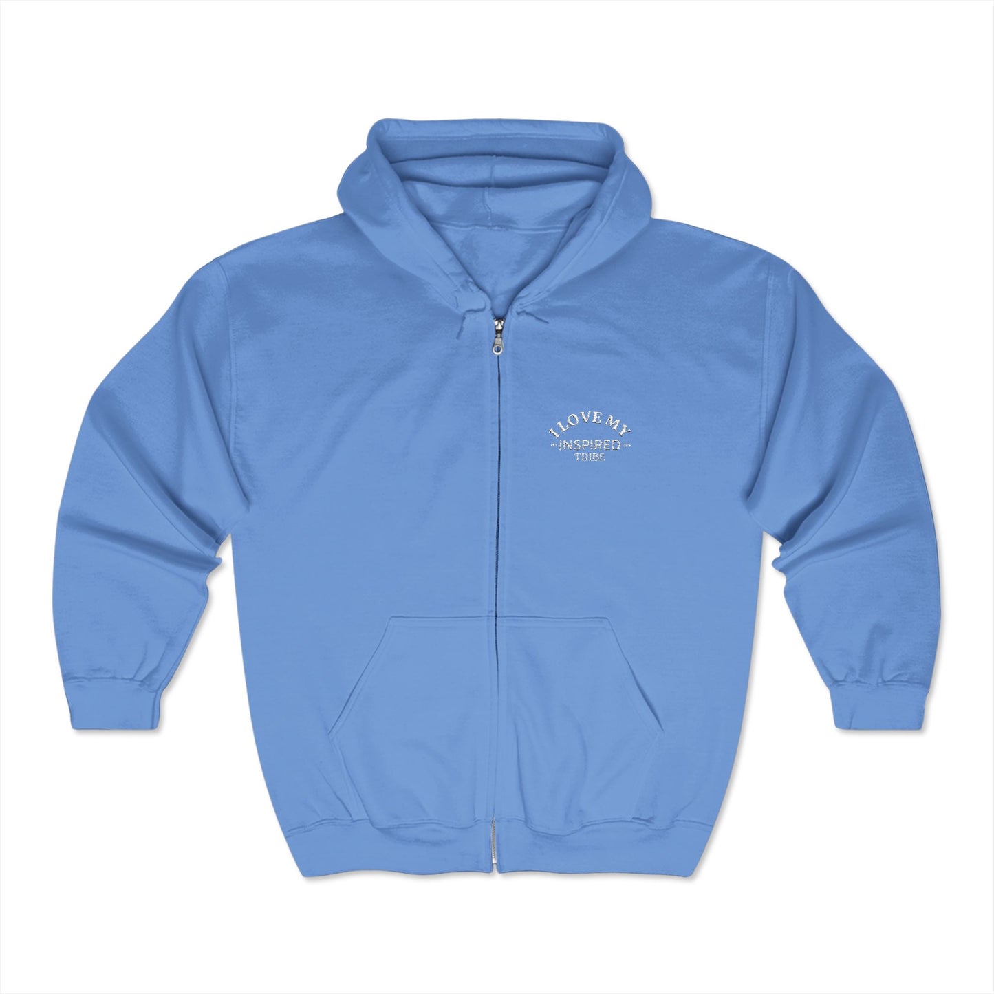 I LOVE MY INSPIRED TRIBE Unisex Heavy Blend™ Full Zip Hooded Sweatshirt