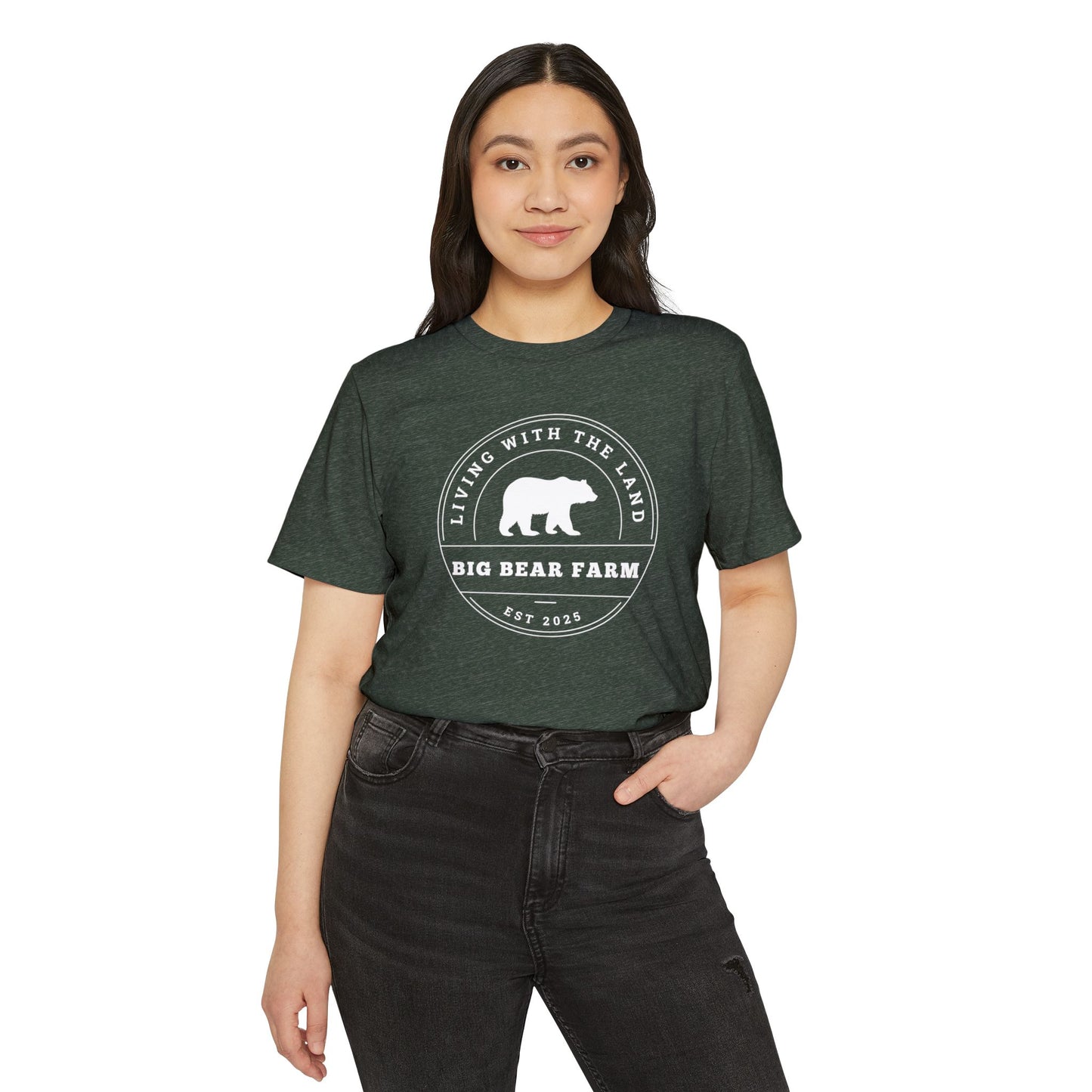 BIG BEAR FARM W UNISEX Recycled ORGANIC T-Shirt