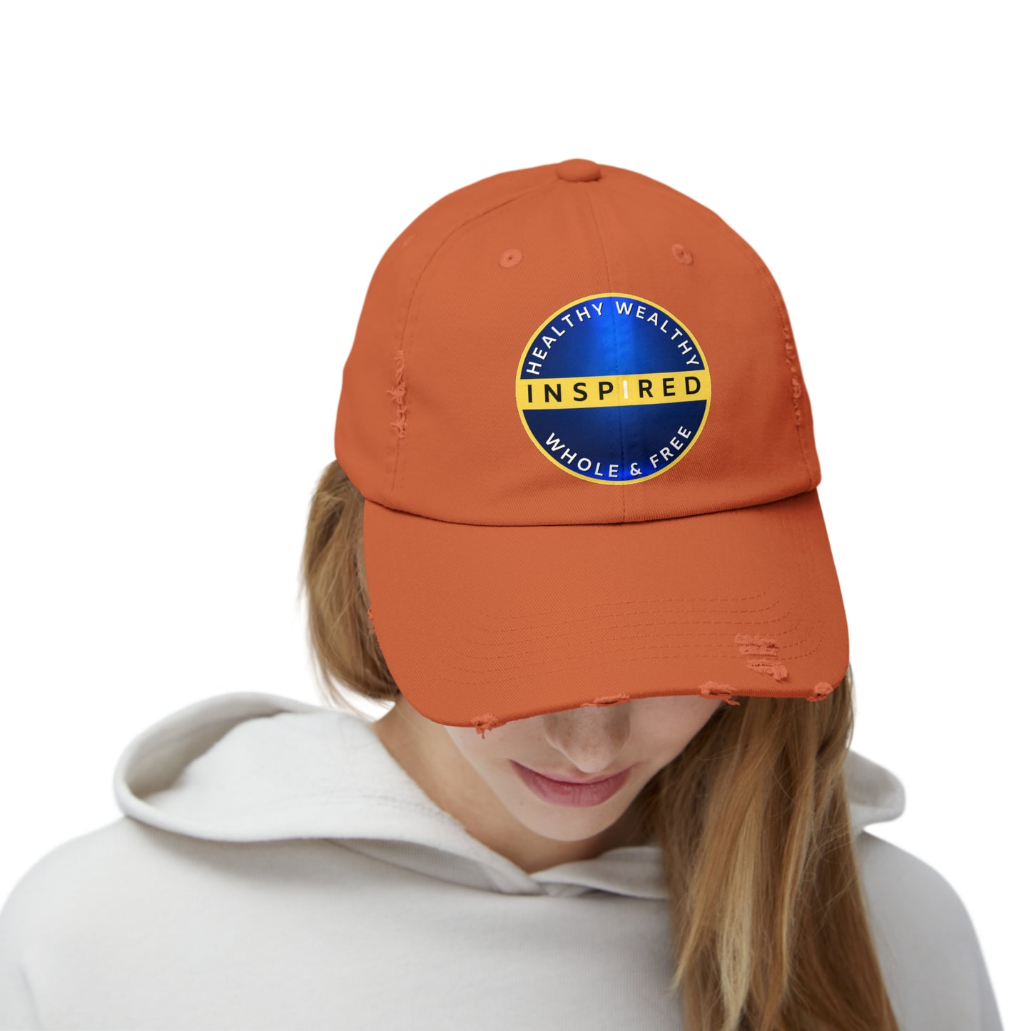 INSPIRED HWWF Unisex Distressed Cap