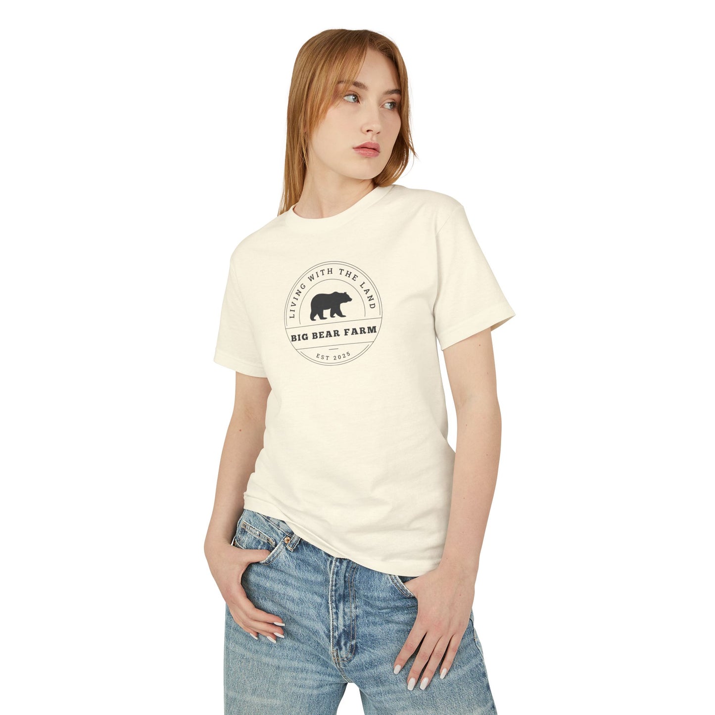 BIG BEAR FARM b Garment-Dyed Heavyweight Cotton Tee M