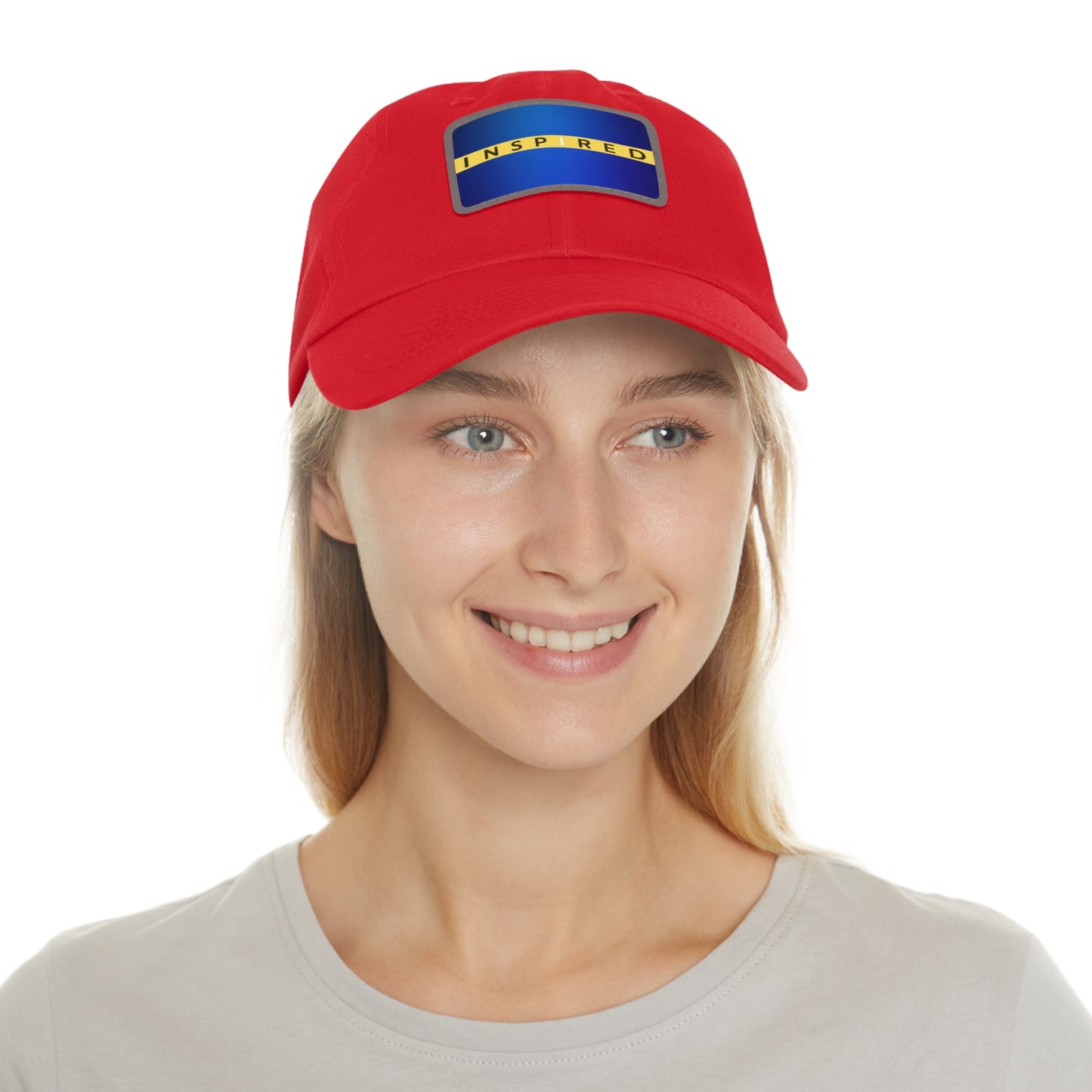 INSPIRED HWWF Dad Hat with Leather Patch