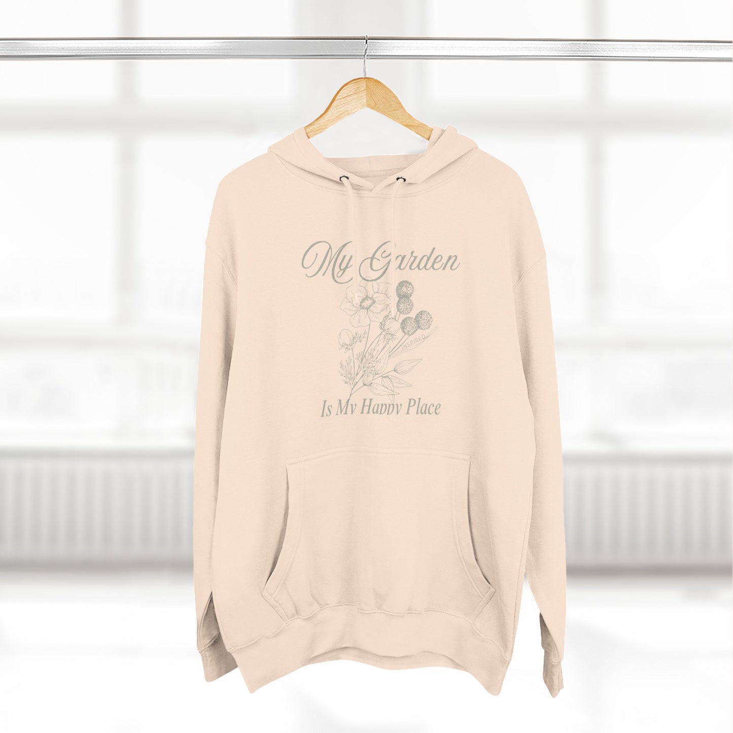 INSPIRED GARDEN M Fleece Hoodie UNISEX