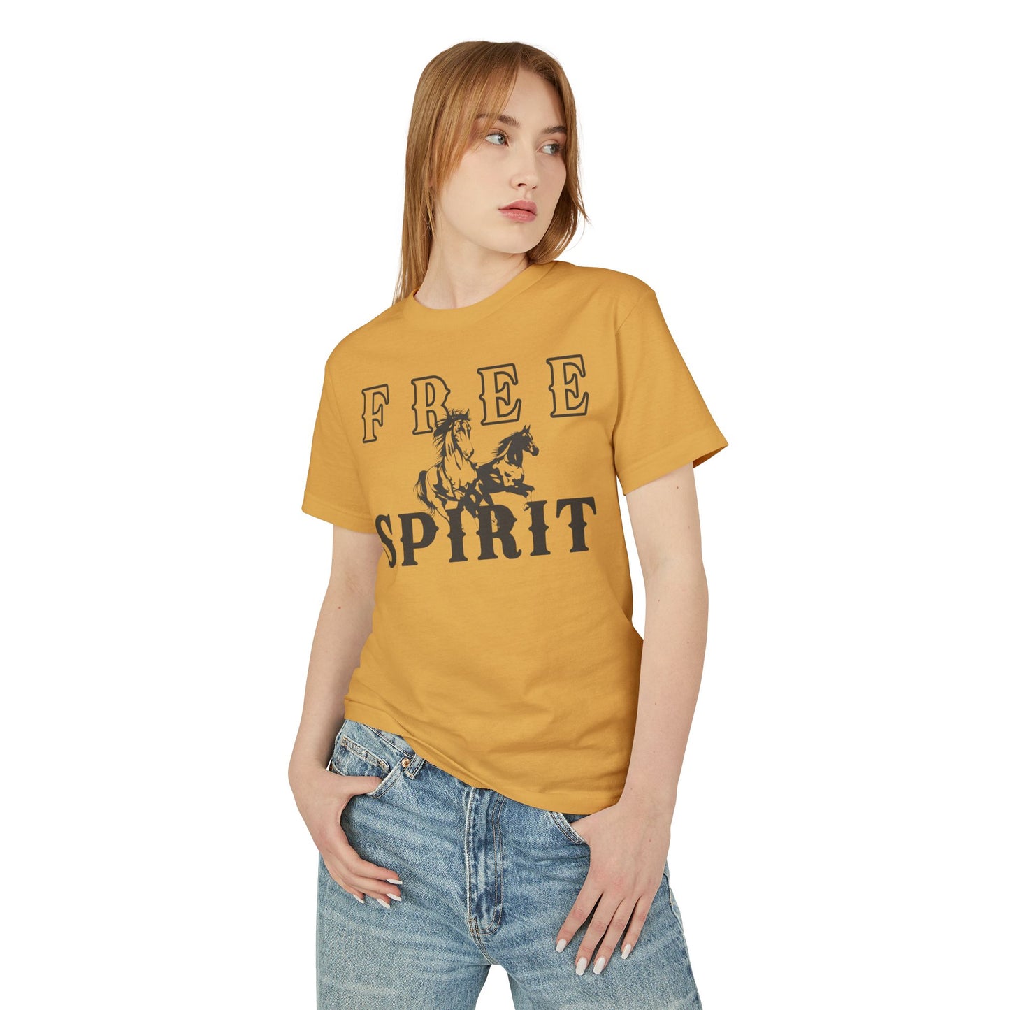 FREE SPIRIT UNISEX Garment-Dyed Heavyweight Cotton Tee
