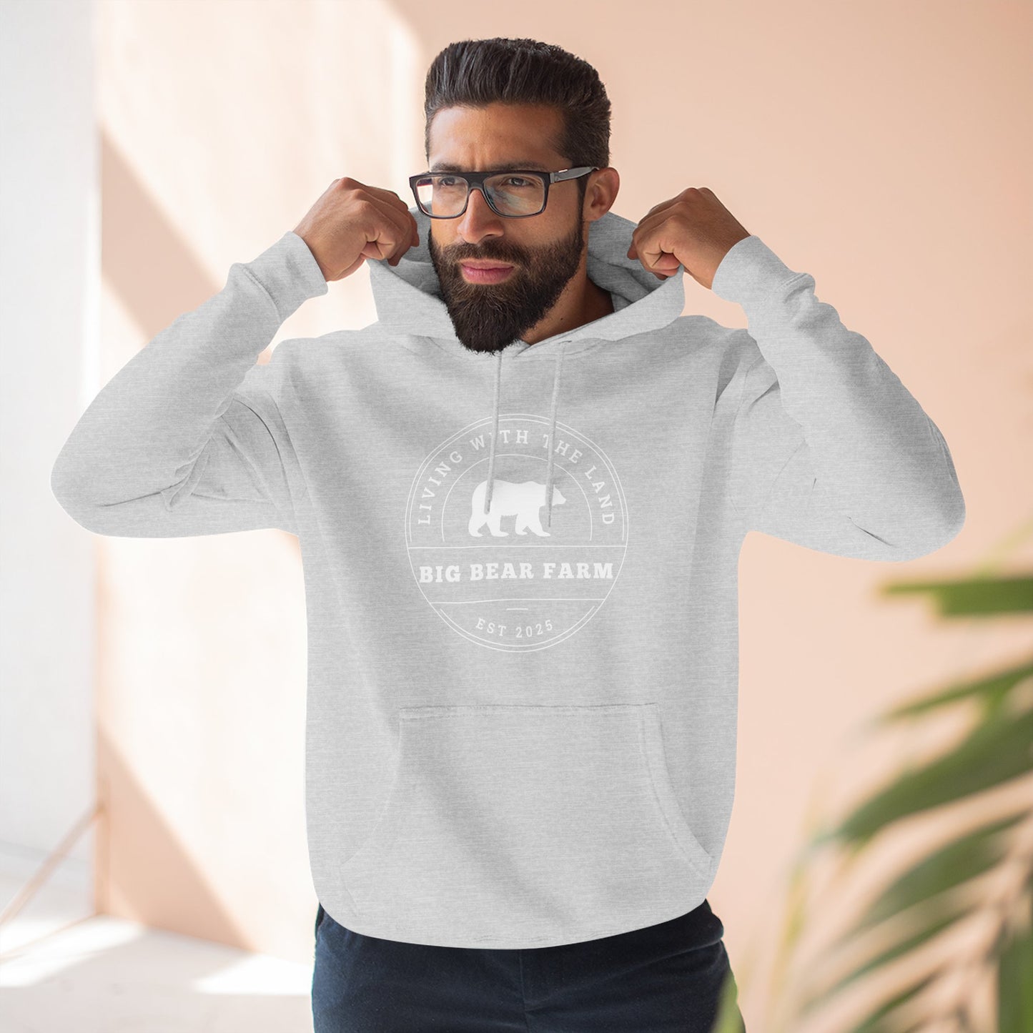 BIG BEAR FARM wm Fleece Hoodie UNISEX