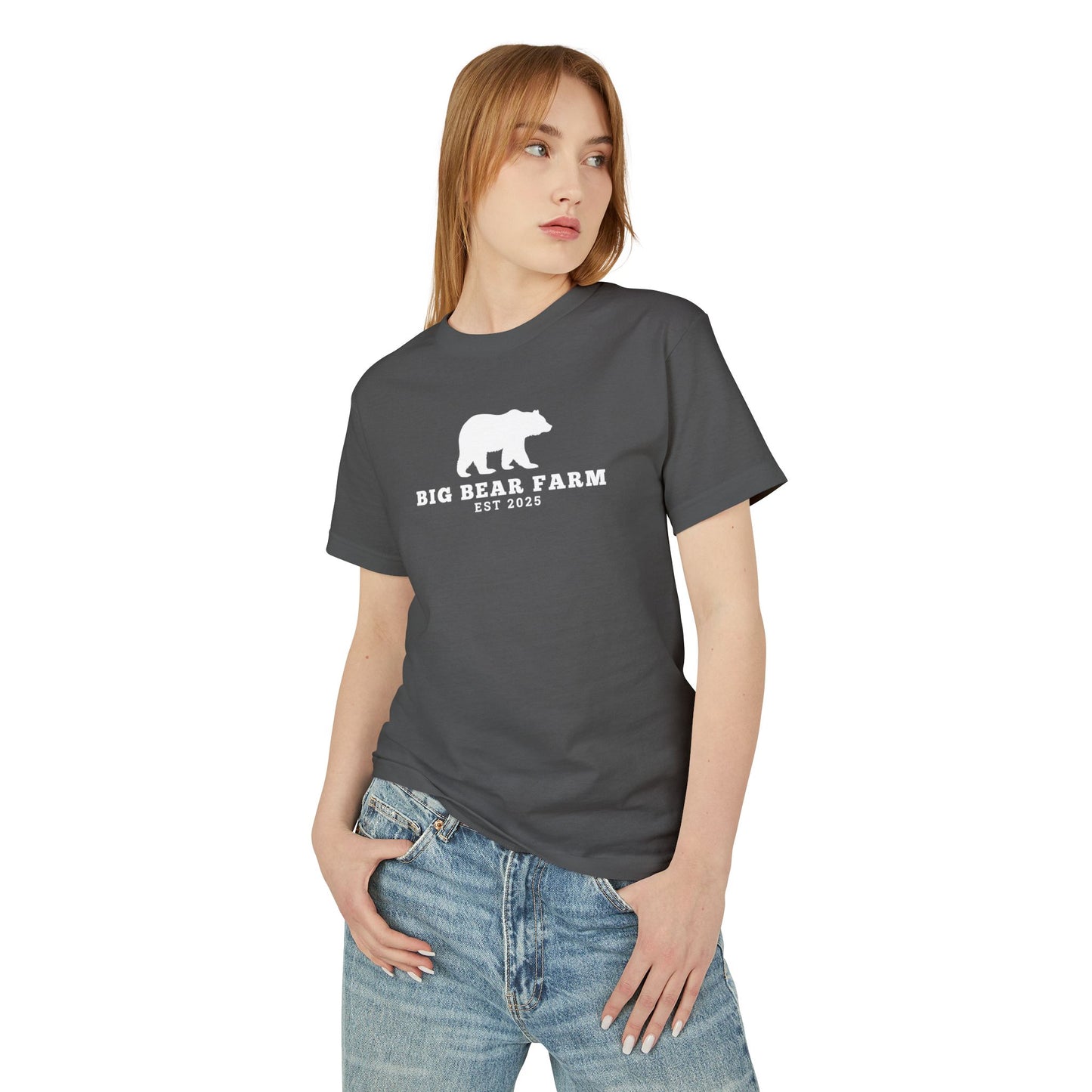 BIG BEAR FARM ww Garment-Dyed Heavyweight Cotton Tee