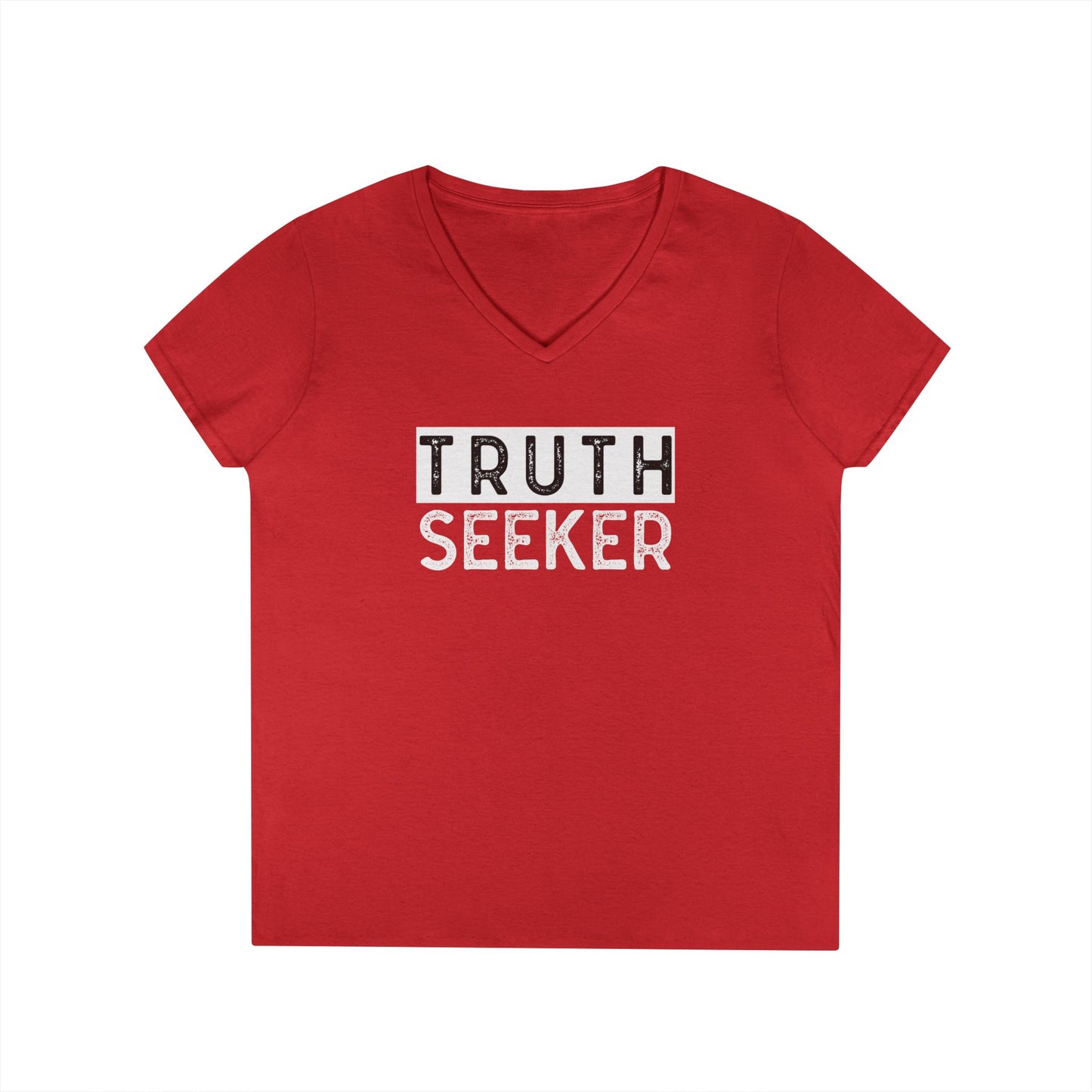 INSPIRED TRUTH SEEKER Ladies' V-Neck T-Shirt
