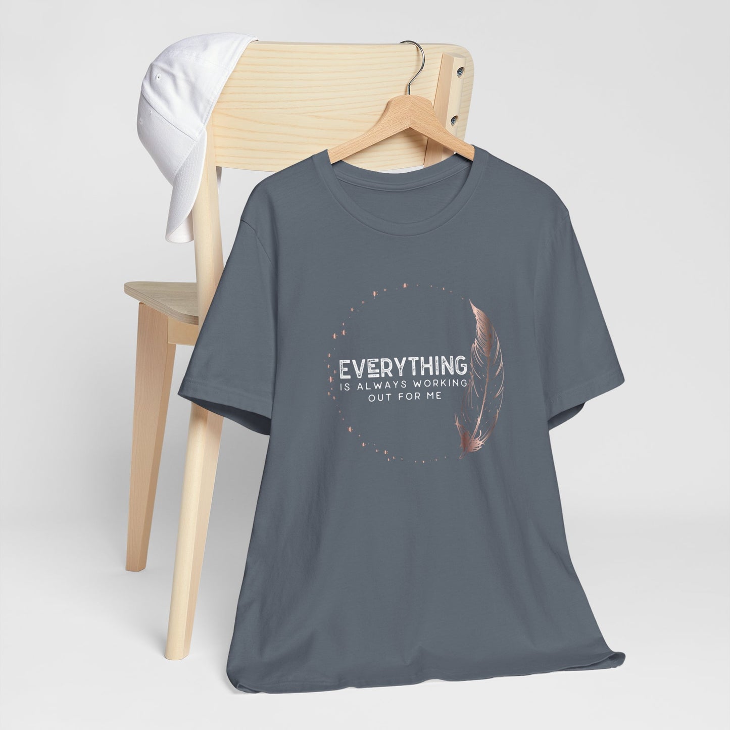 INSPIRED Everything is always ... Jersey Short Sleeve Tee