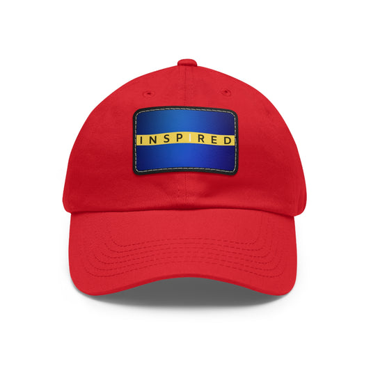 INSPIRED HWWF Dad Hat with Leather Patch