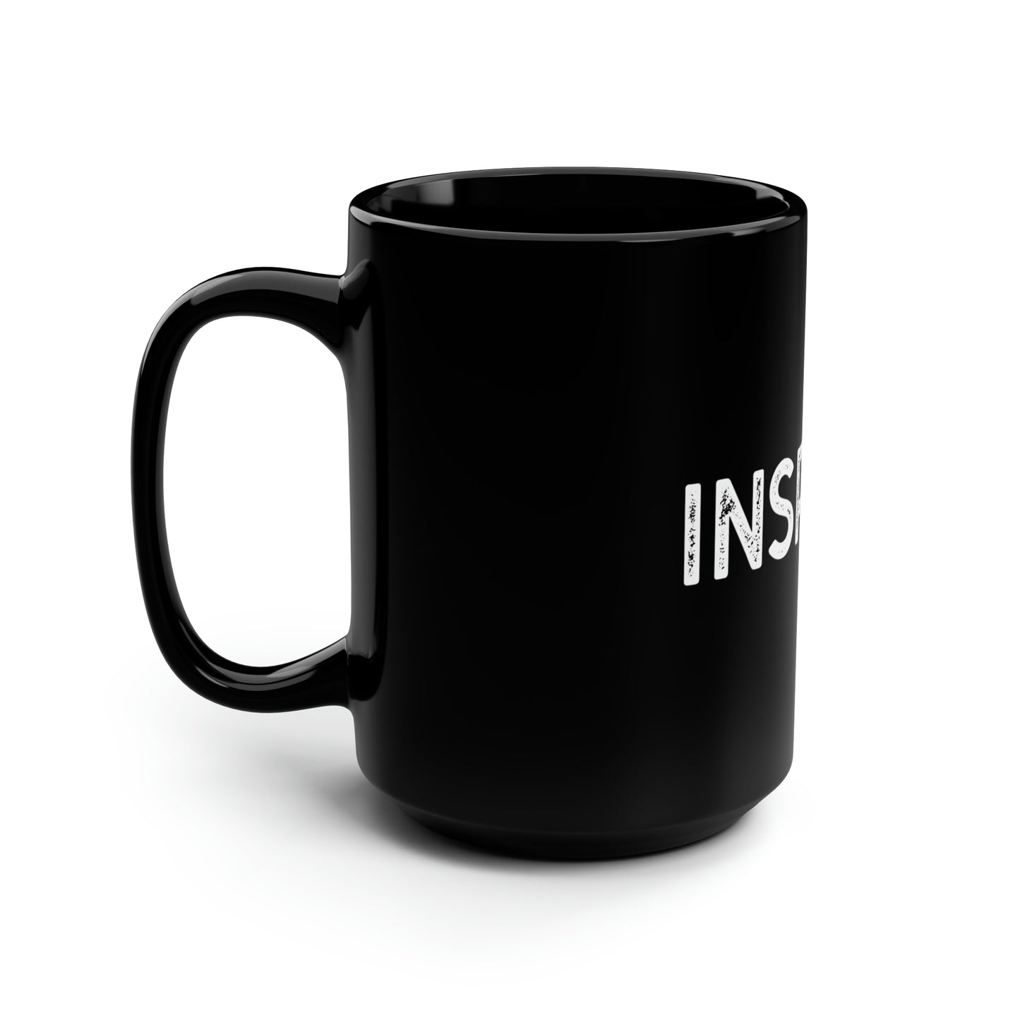 INSPIRED Black Mug, 15oz